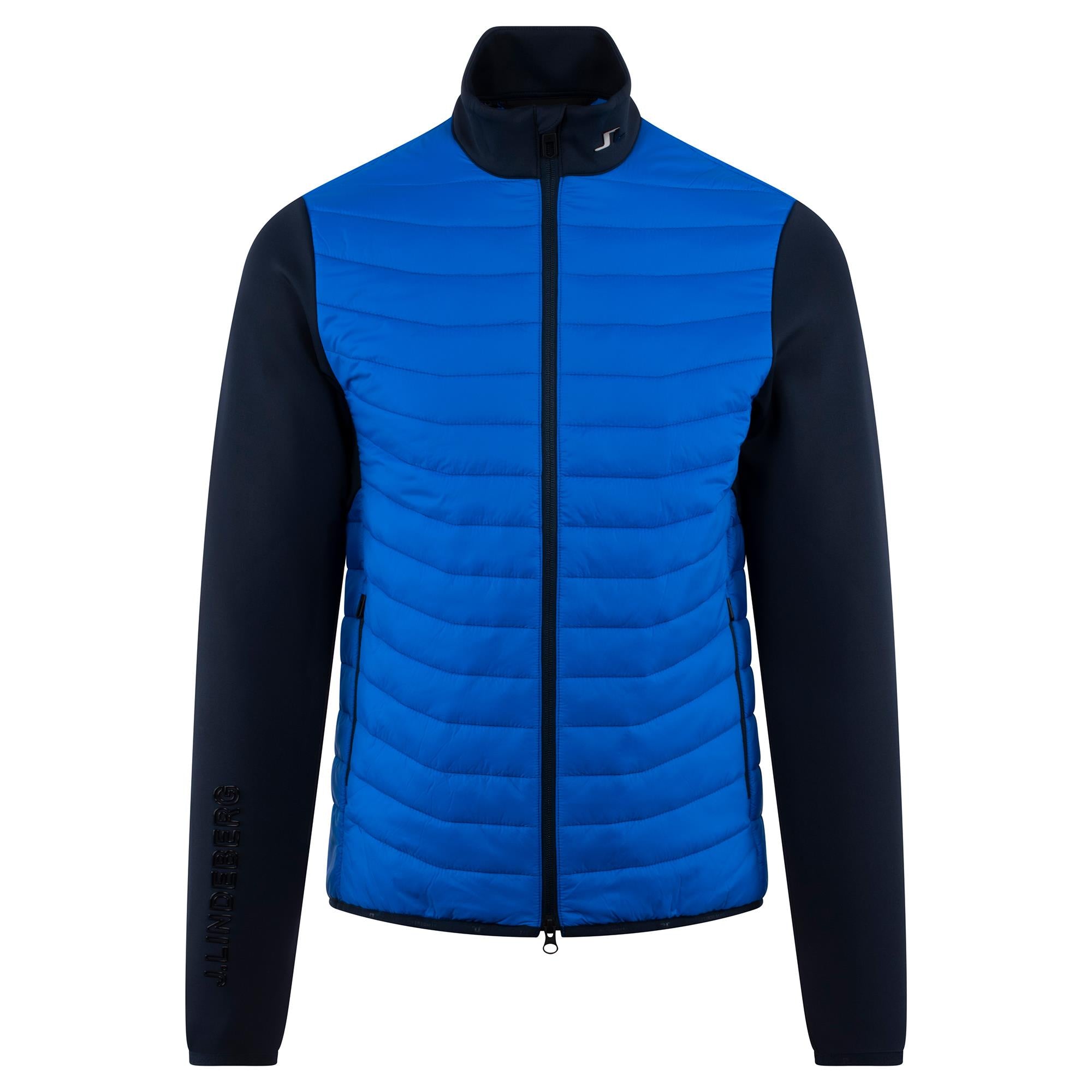 J Lindeberg Holden Quilt Mens Golf Hybrid Jacket Club Blue