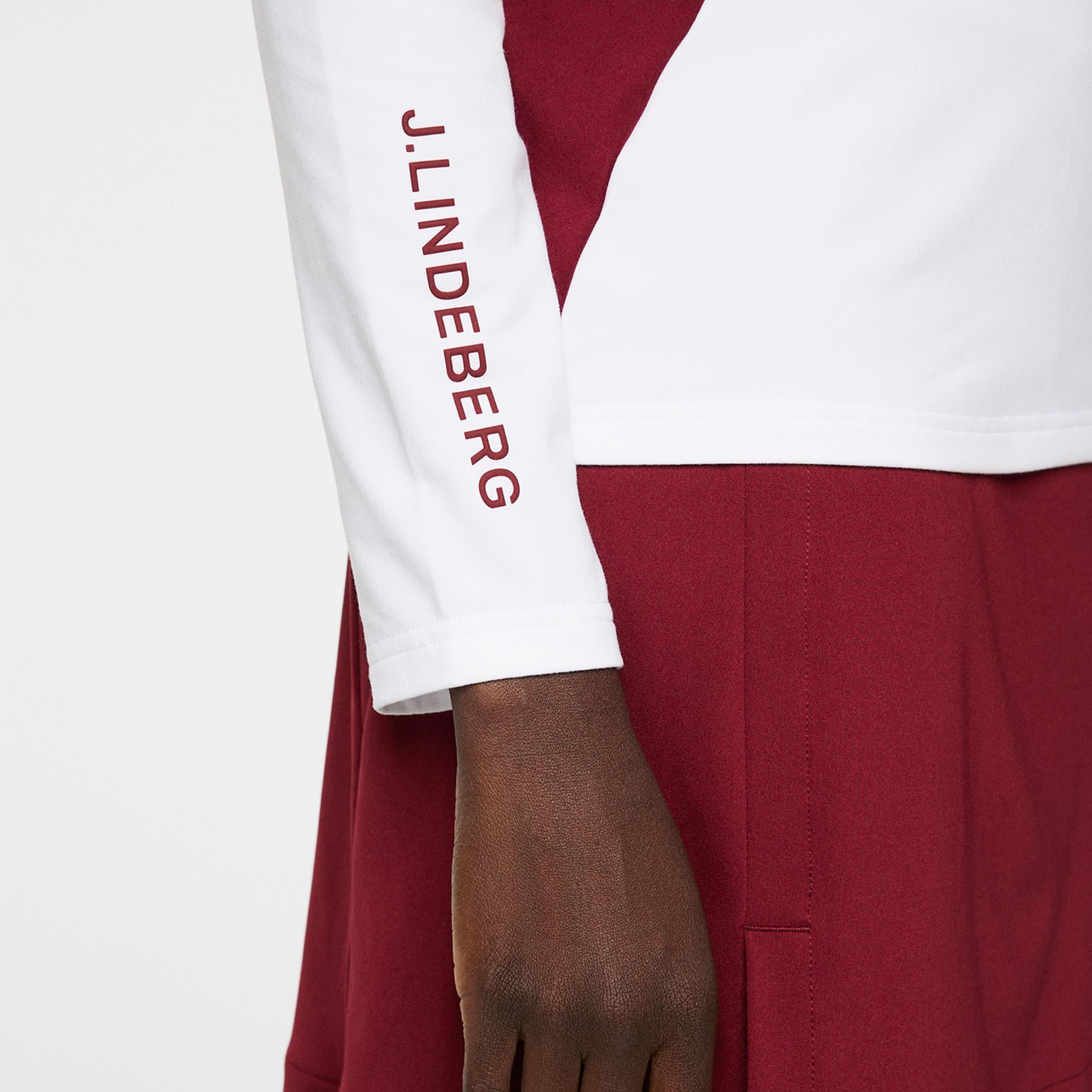 J Lindeberg Cookies Ladies Golf Mid Layer Cabernet