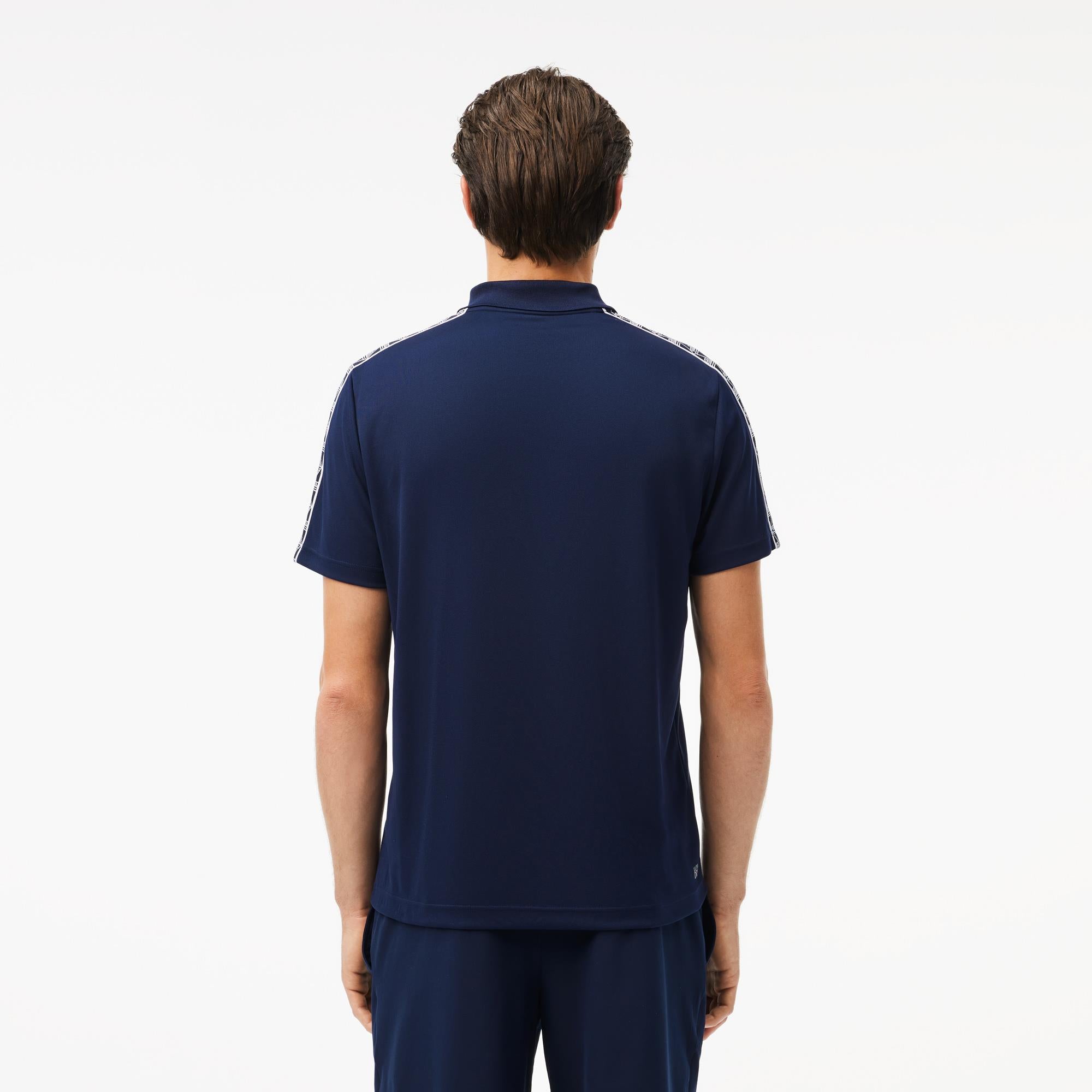 Lacoste Sport Ultra Dry Pique Mens Polo Shirt Navy