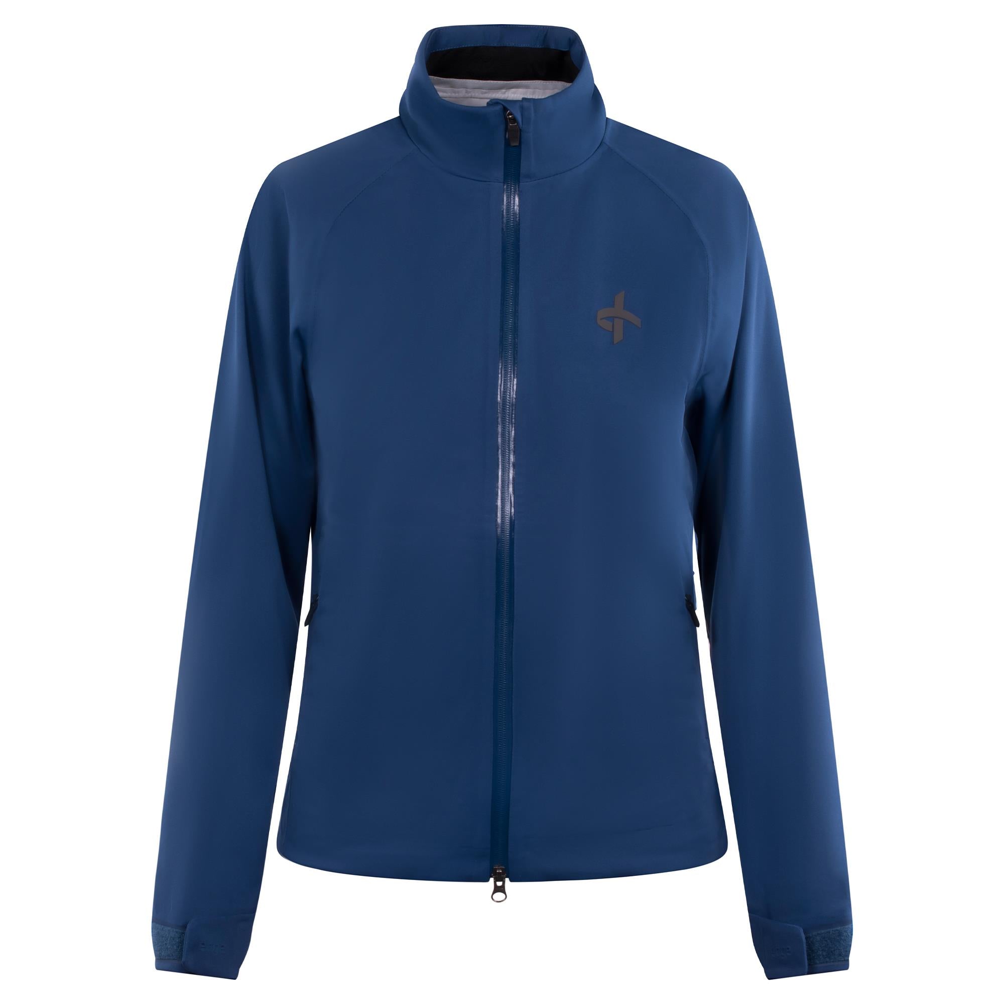 Cross Edge Waterproof Ladies Golf Jacket Twilight Blue
