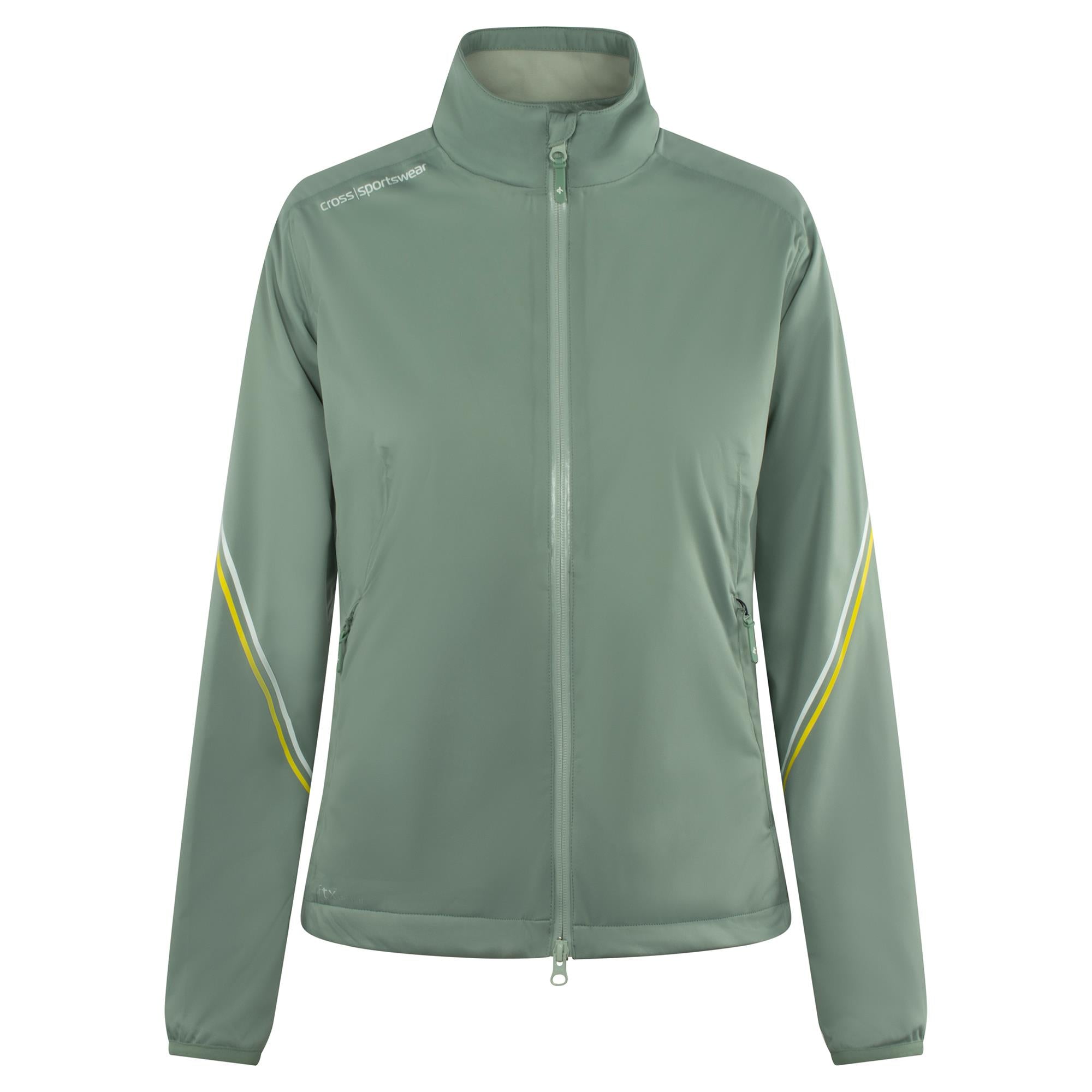 Cross Hurricane Waterproof Ladies Golf Jacket Milky Jade