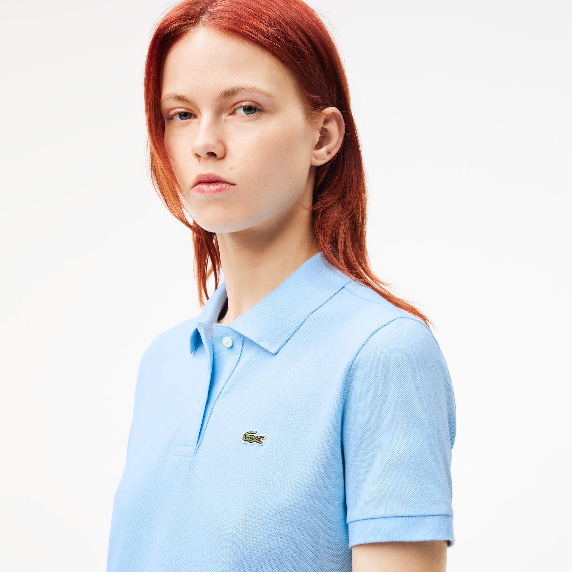 Ladies Lacoste Regular Fit Soft Cotton Petit Piqué Polo Shirt Overview