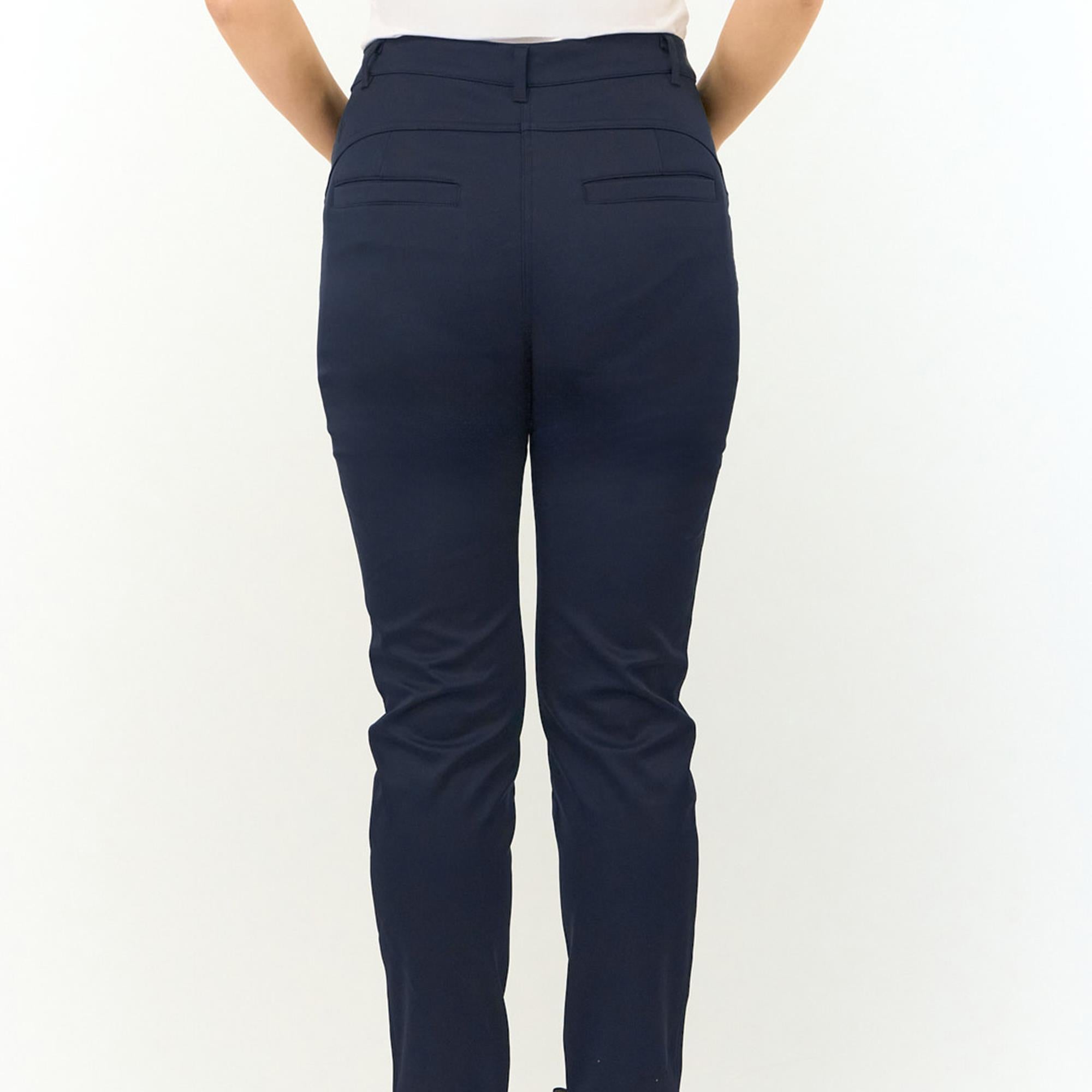 Pure Golf Bernie Lined Ladies Winter Golf Trousers Navy 29 Inch