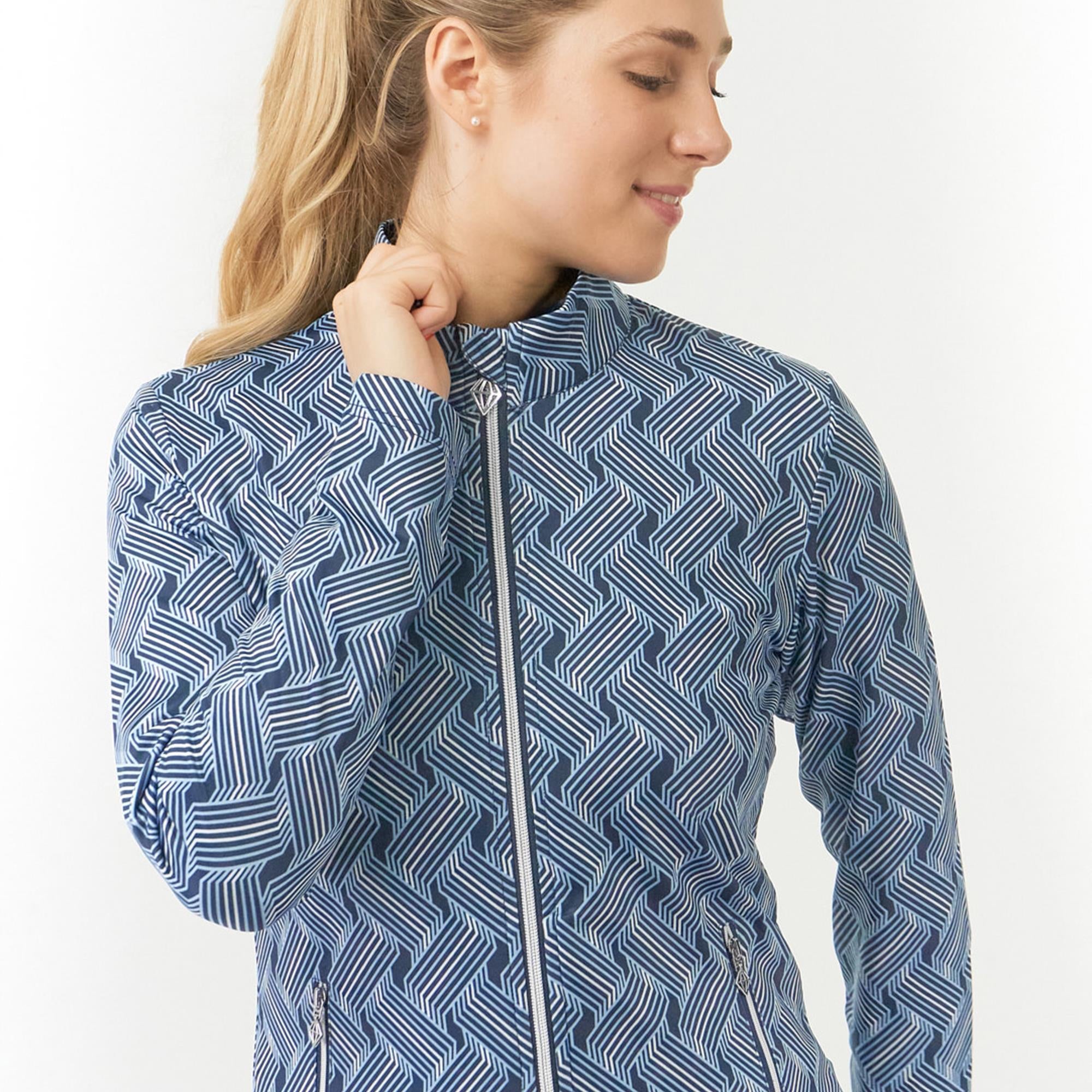 Pure Golf Auttie Winterweight Ladies Golf Mid Layer Optical Weave