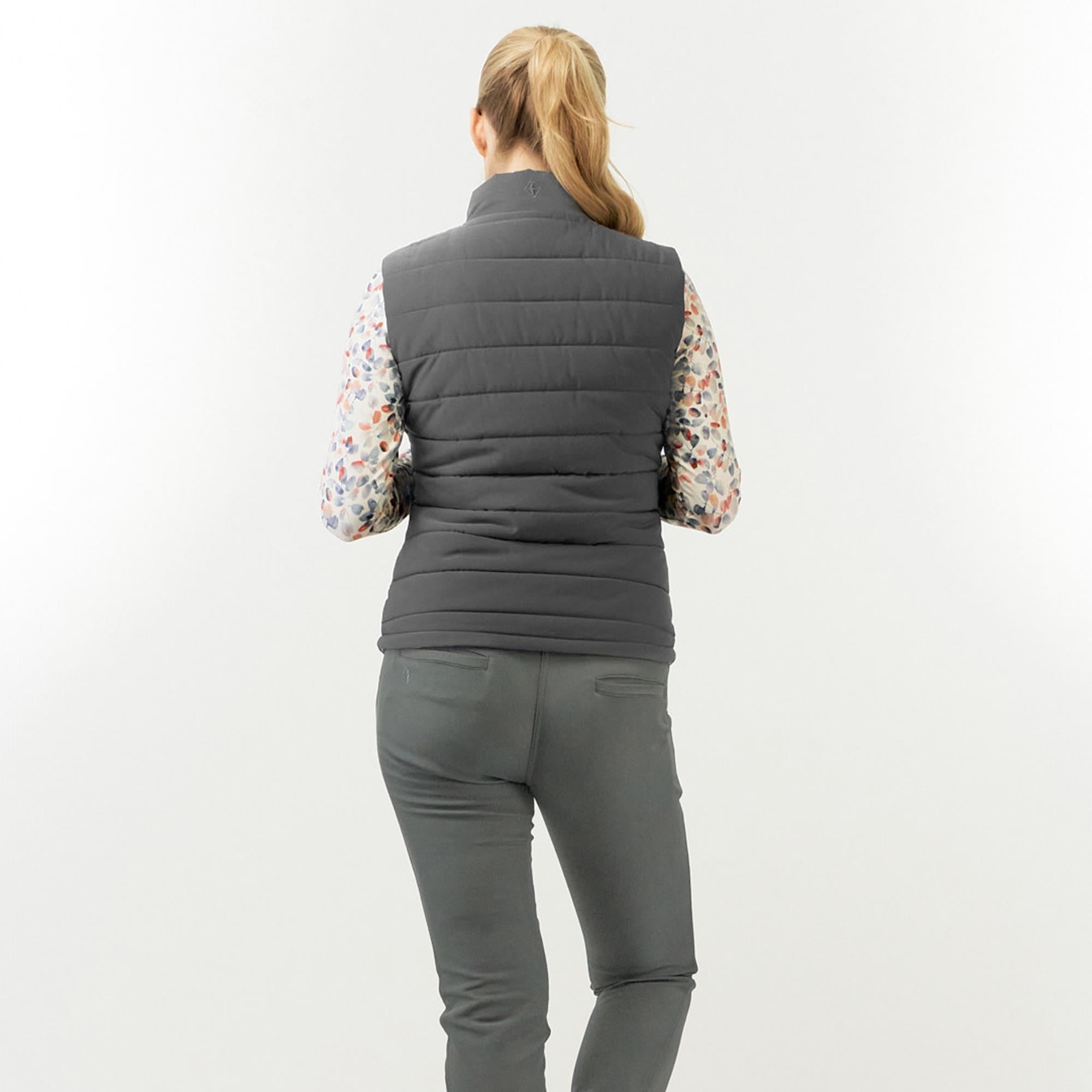 Pure Golf Eve Reversible Ladies Golf Gilet Autumn Embers