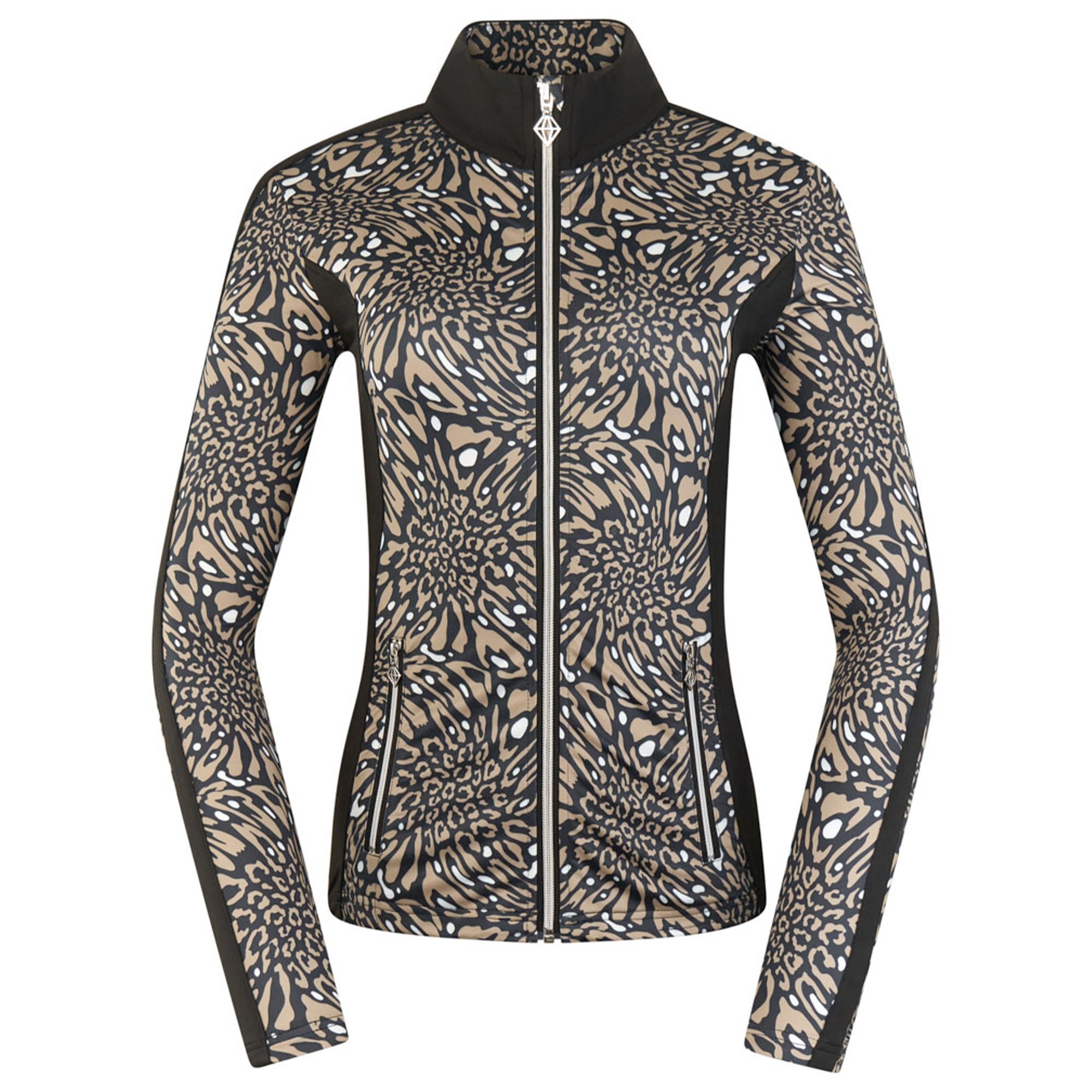 Pure Golf Gella Winterweight Ladies Golf Mid Layer Wild Truffle