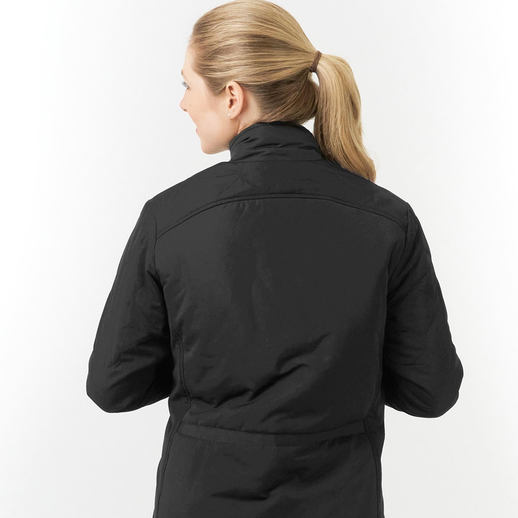 Pure Golf Bronwyn Quilted Ladies Golf Jacket Black