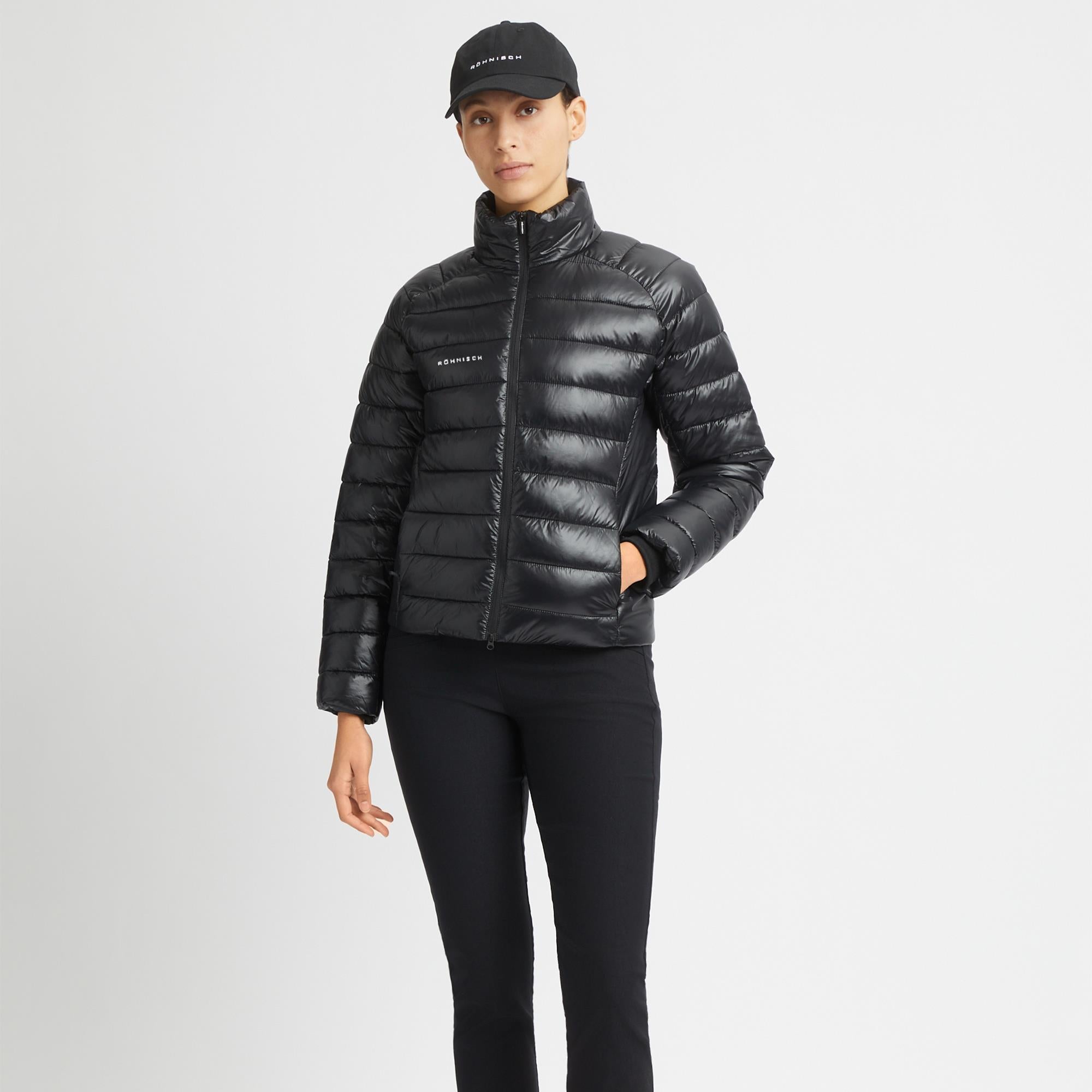 Rohnisch Airlite Padded Ladies Golf Jacket Black