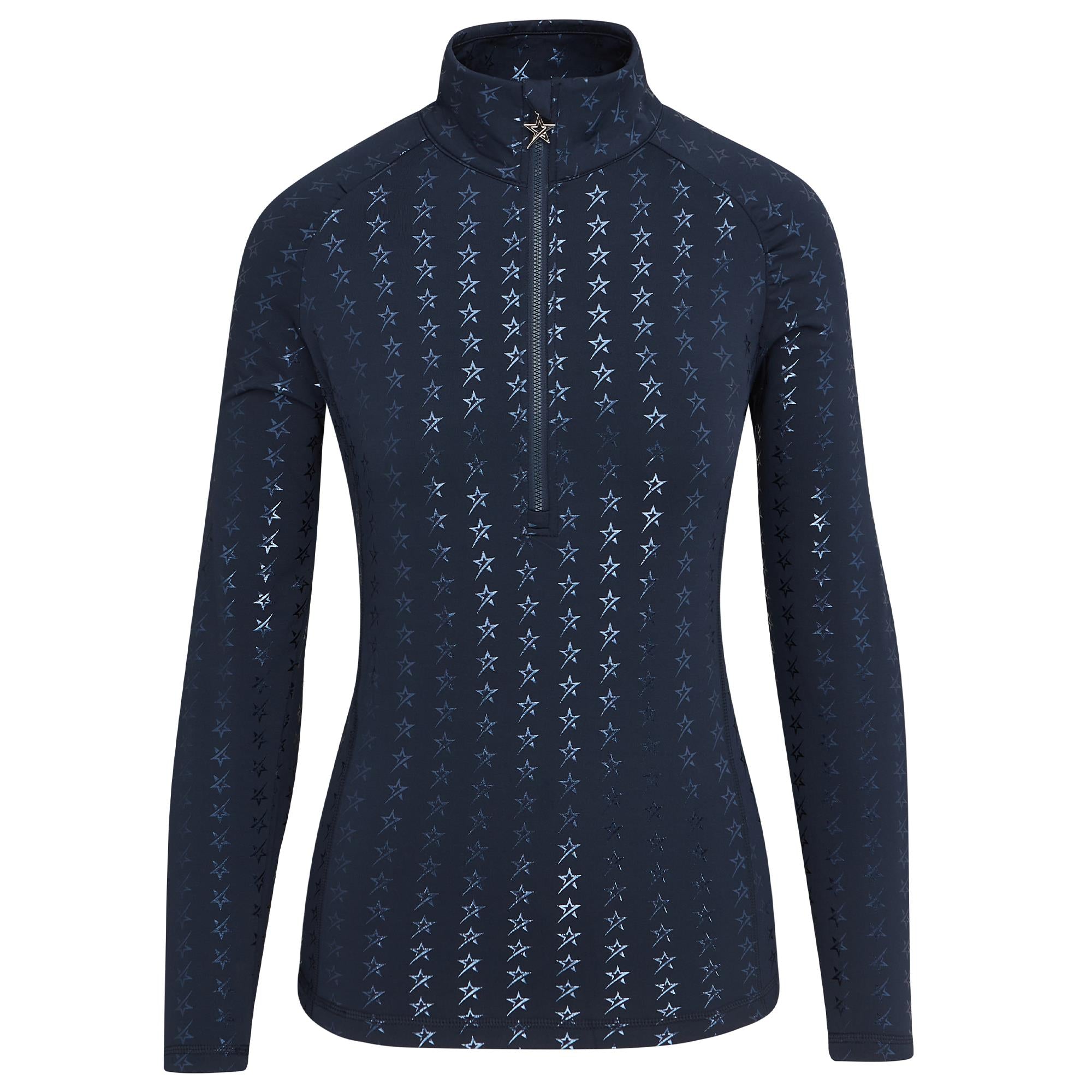 Swing Out Sister Stardust Thermal Ladies Golf Mid Layer Navy Magic Stars