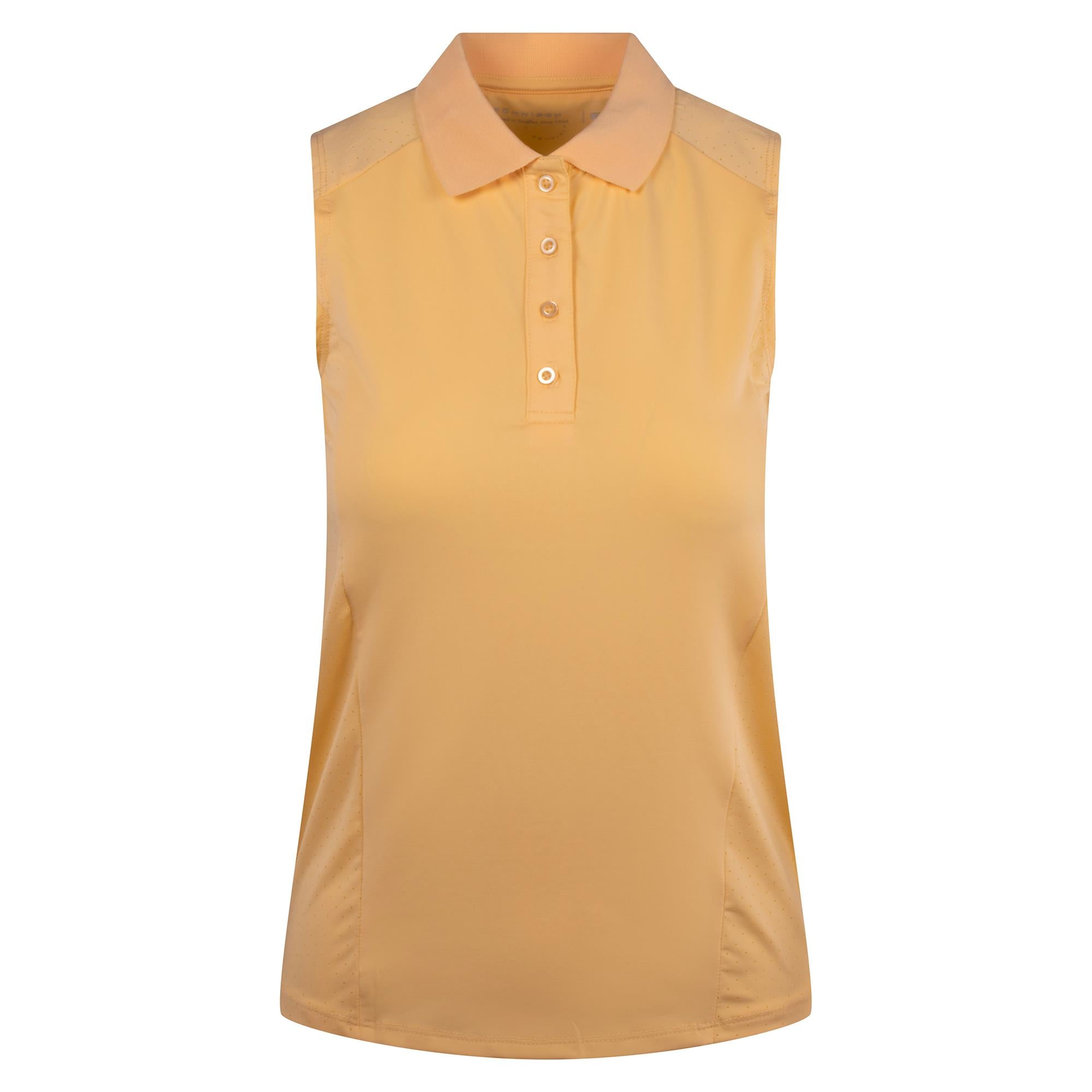Rohnisch Rumi Ladies Sleeveless Golf Polo Shirt Apricot