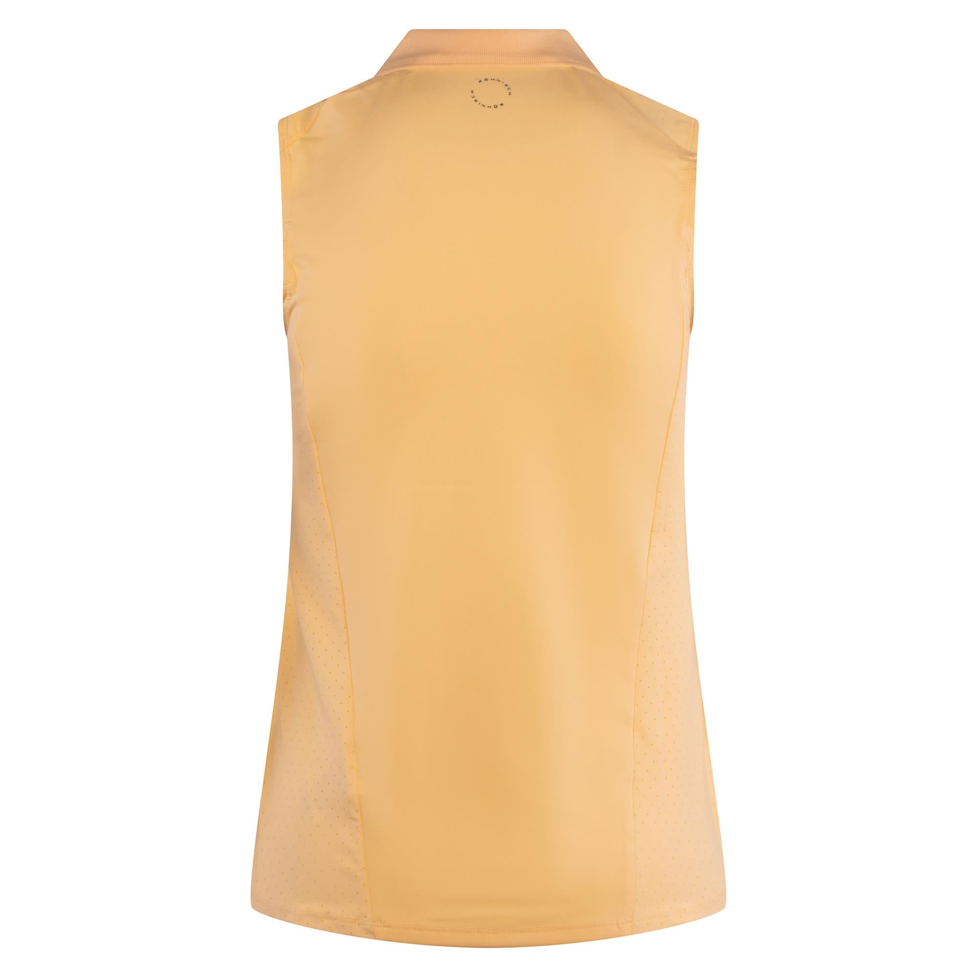 Rohnisch Rumi Ladies Sleeveless Golf Polo Shirt Apricot