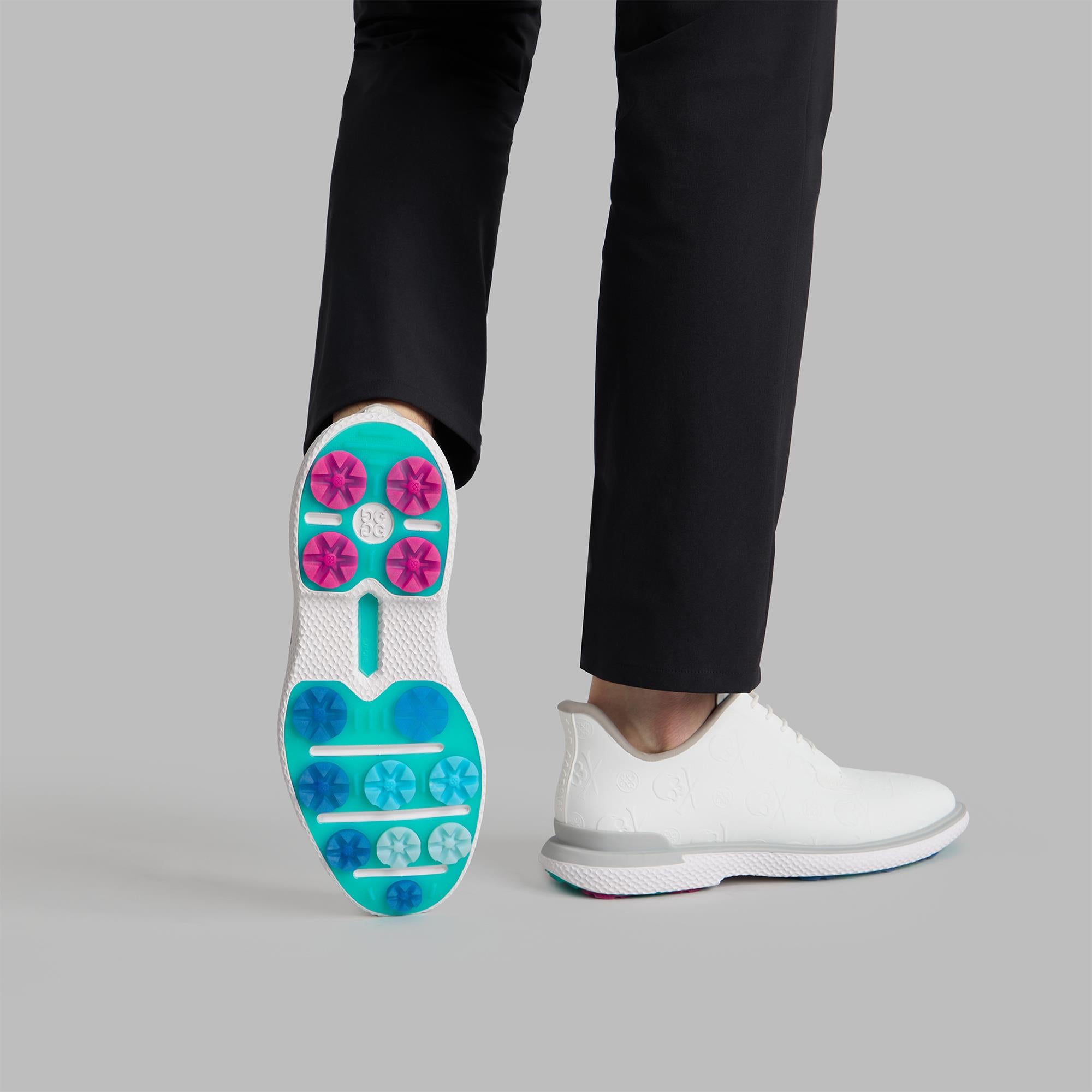 G/FORE Embossed Gallivan2r Mens Golf Shoes Snow/Nimbus