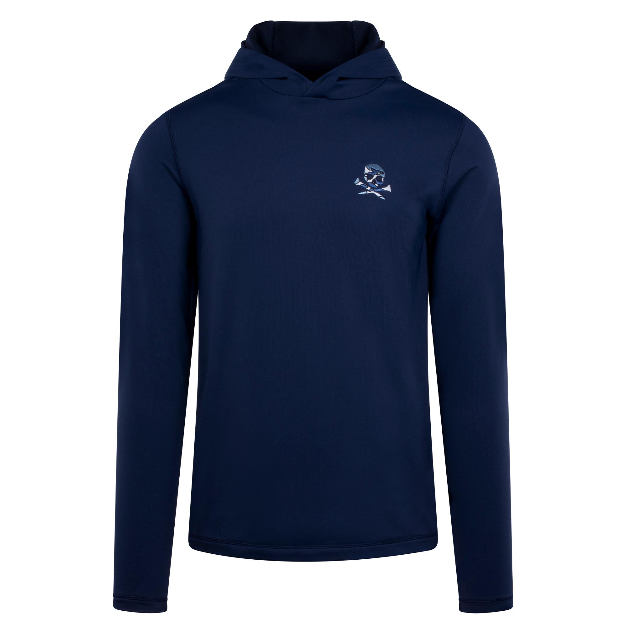 G/FORE Lightweight French Terry Mens Golf Hoodie Twilight