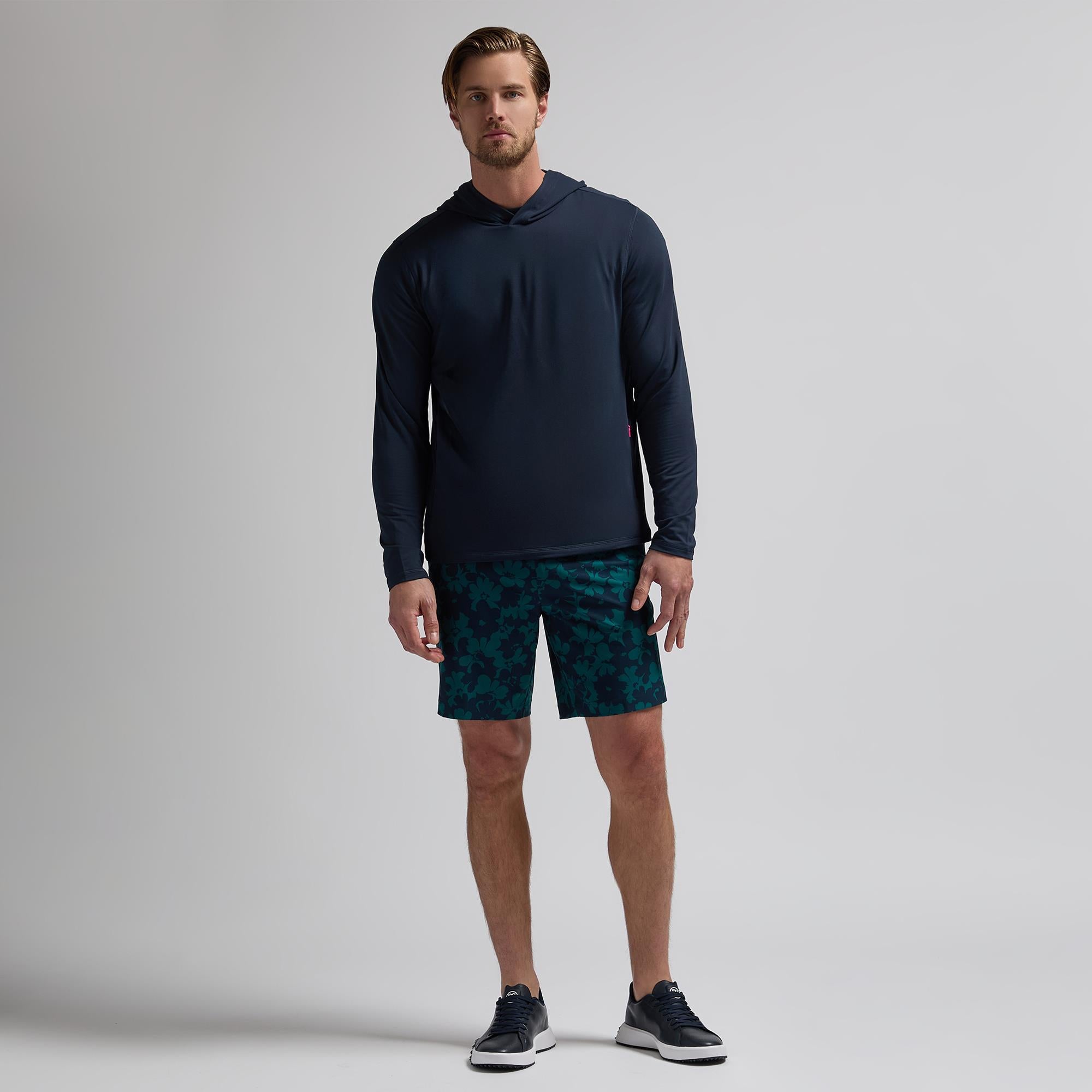 G/FORE Lightweight French Terry Mens Golf Hoodie Twilight