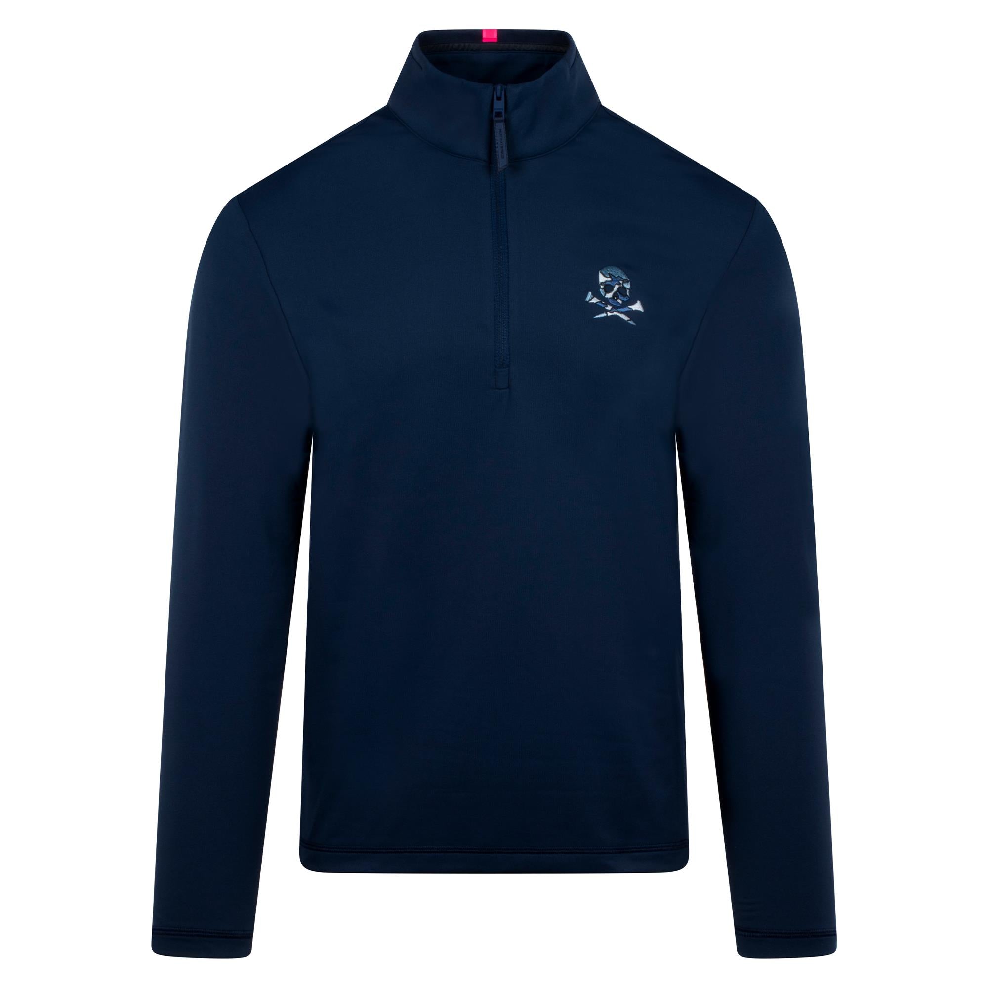 G/FORE Lightweight French Terry Mens Golf Mid Layer Twilight