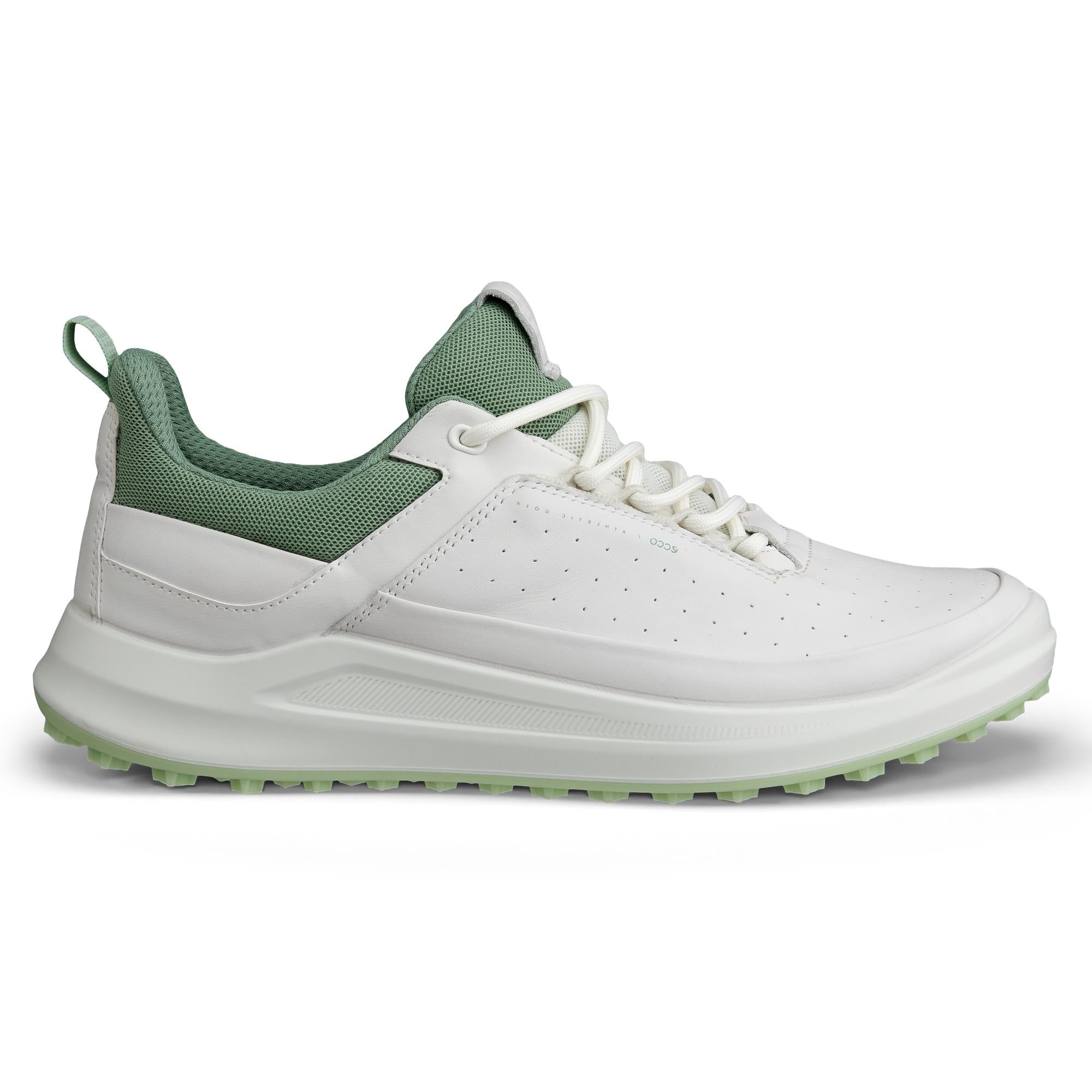 Ecco Golf Core Gradient Ladies Golf Shoes White/Sedum Green