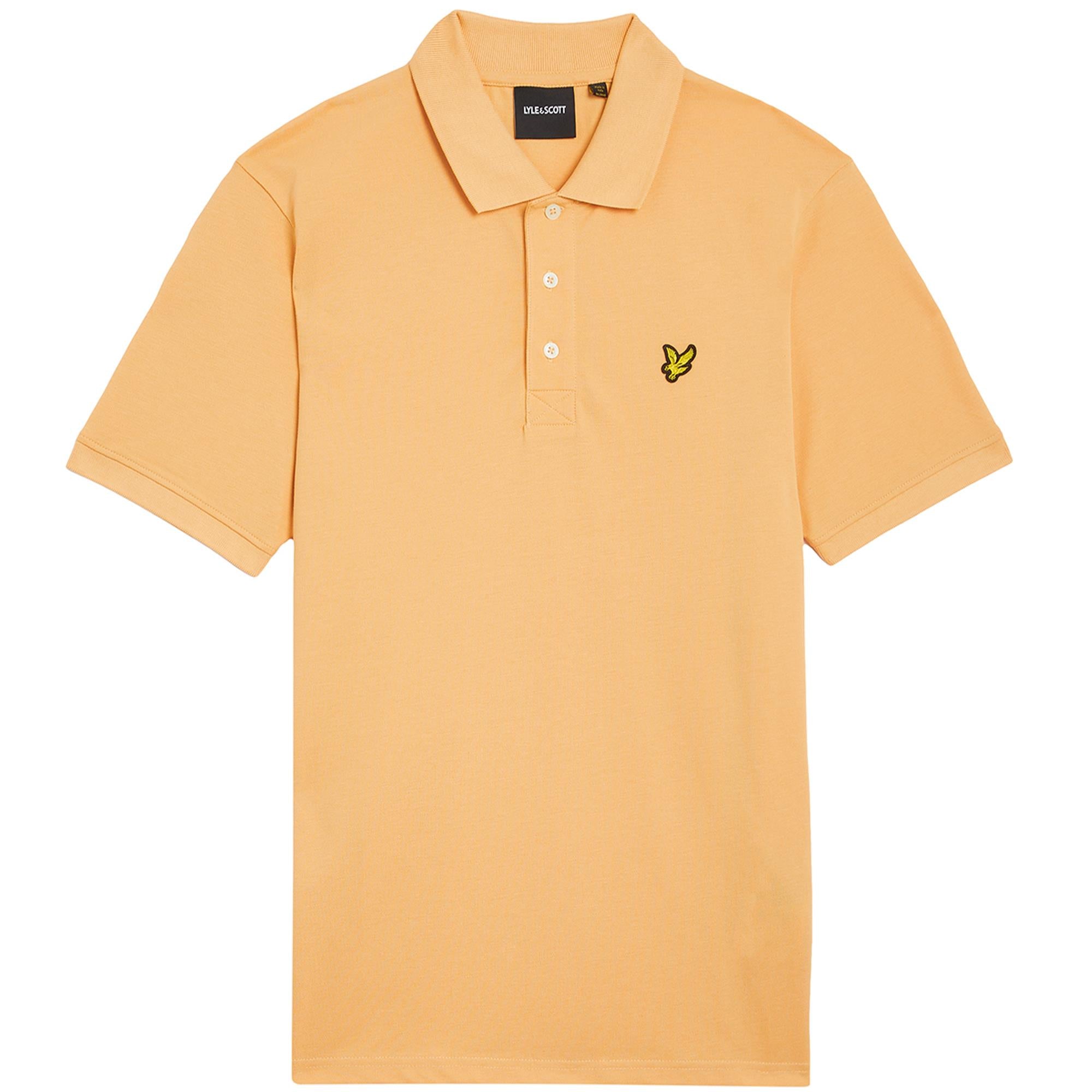 Lyle & Scott Plain Mens Polo Shirt Sherbet