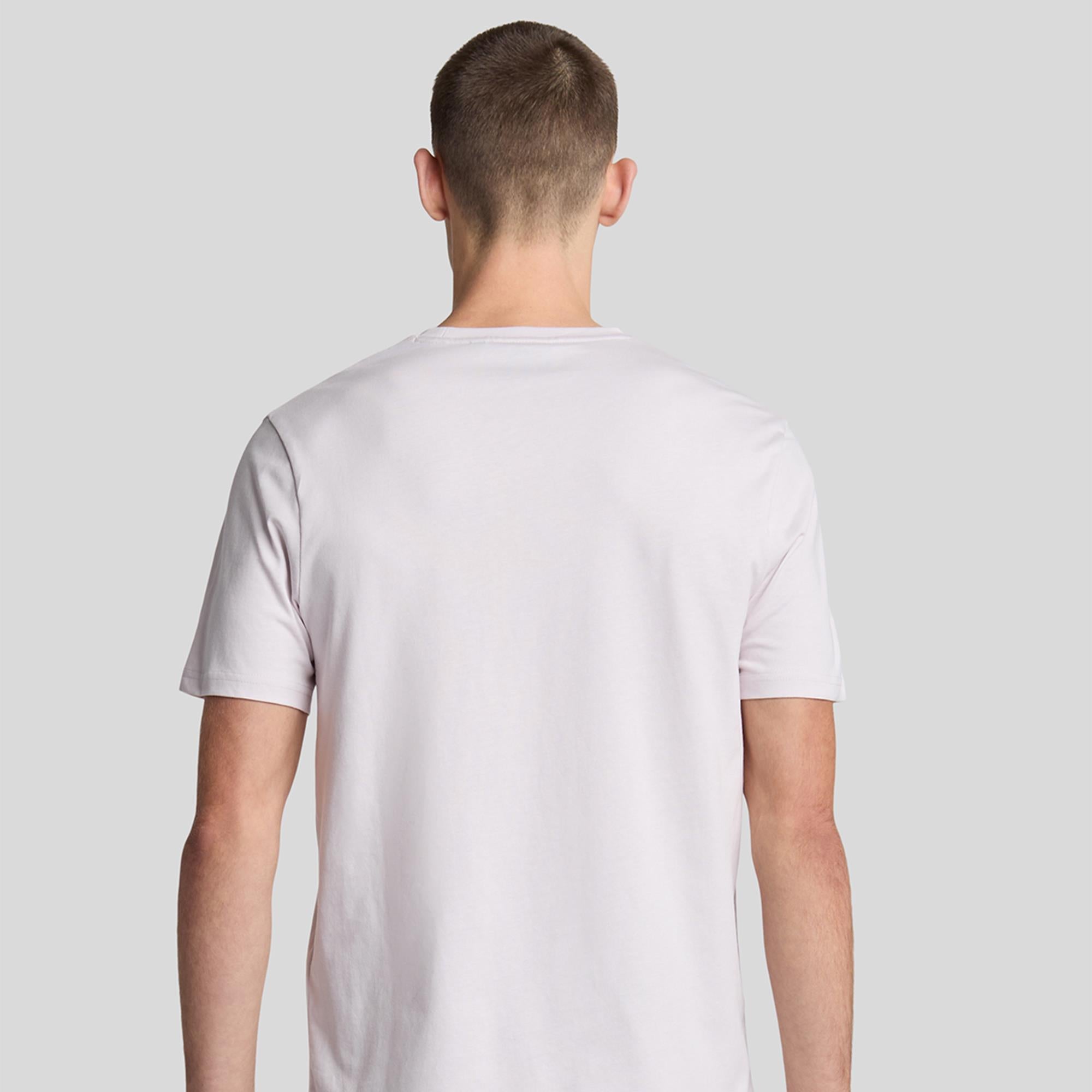 Lyle & Scott Plain Mens T-Shirt Mist Lilac
