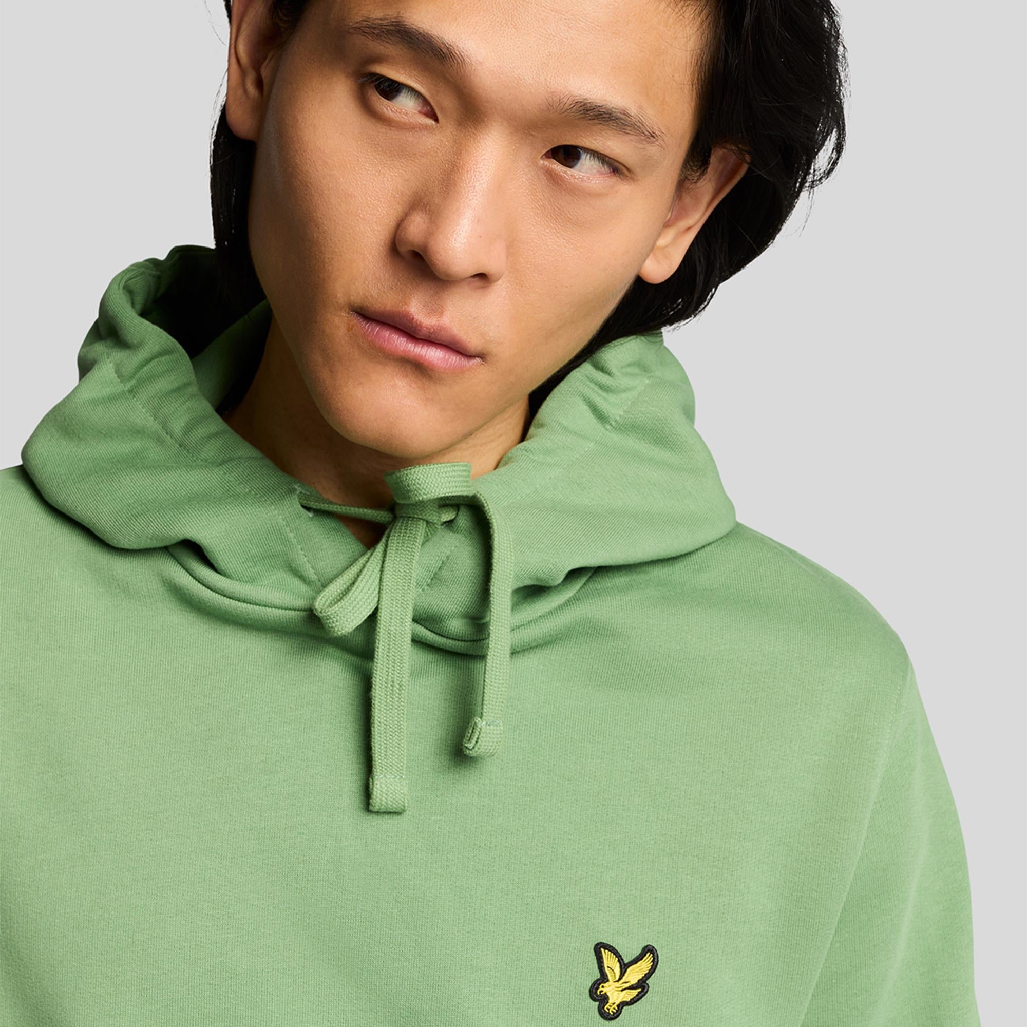Lyle & Scott Pullover Mens Hoodie Smoke Green