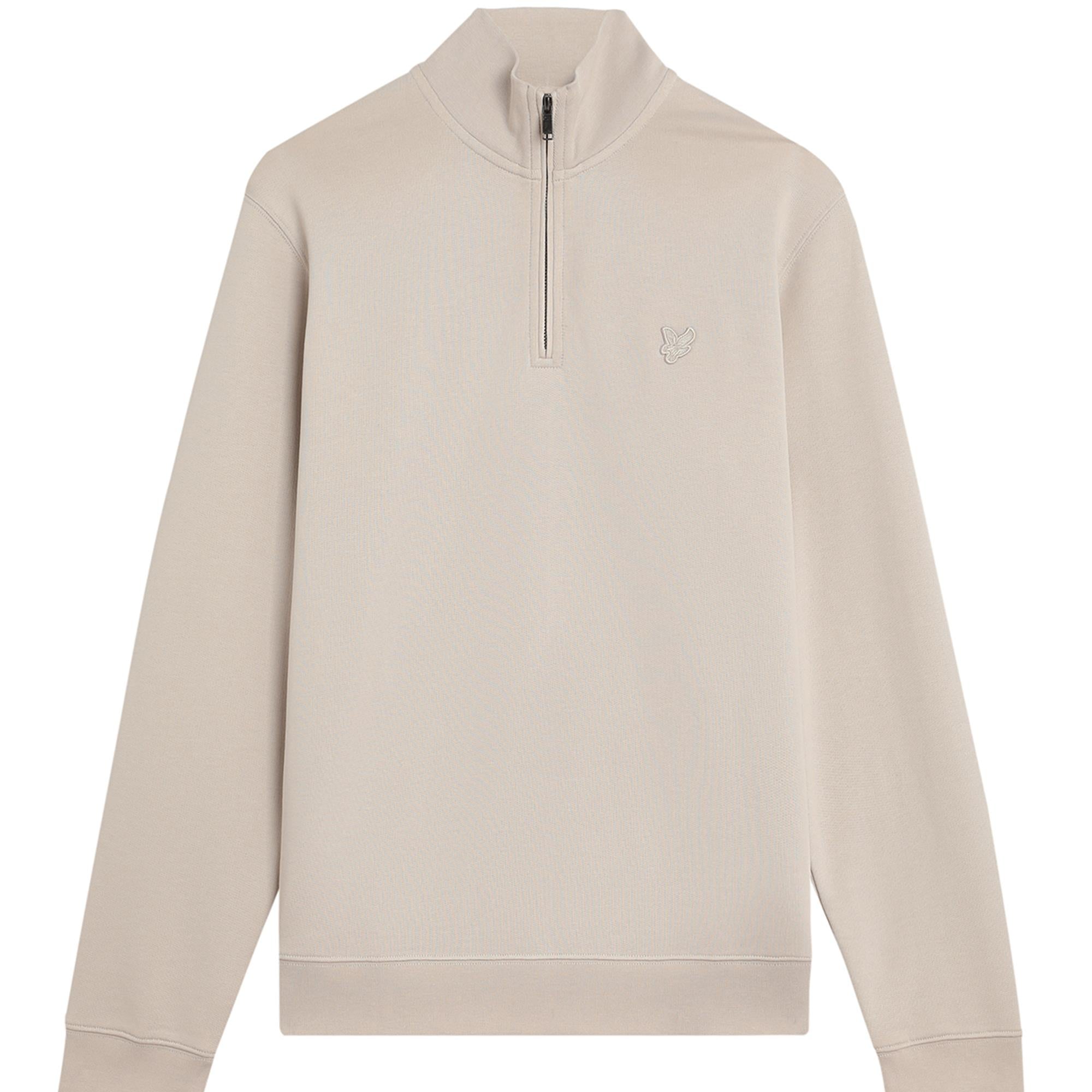 Lyle & Scott Superfine Quarter Zip Sweatshirt Cove