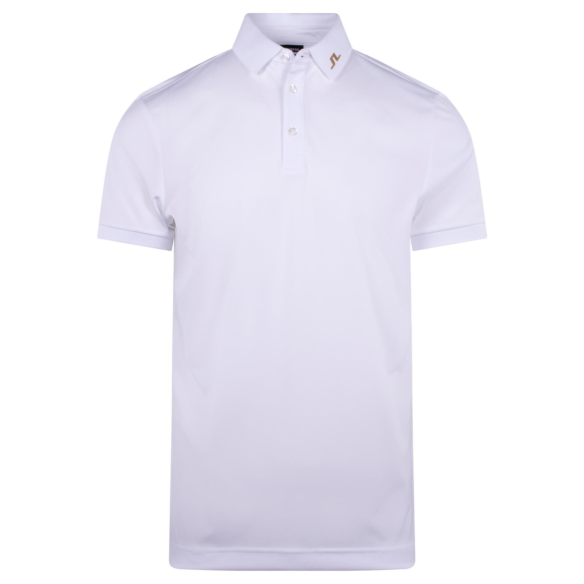 J Lindeberg KV Mens Golf Polo Shirt White