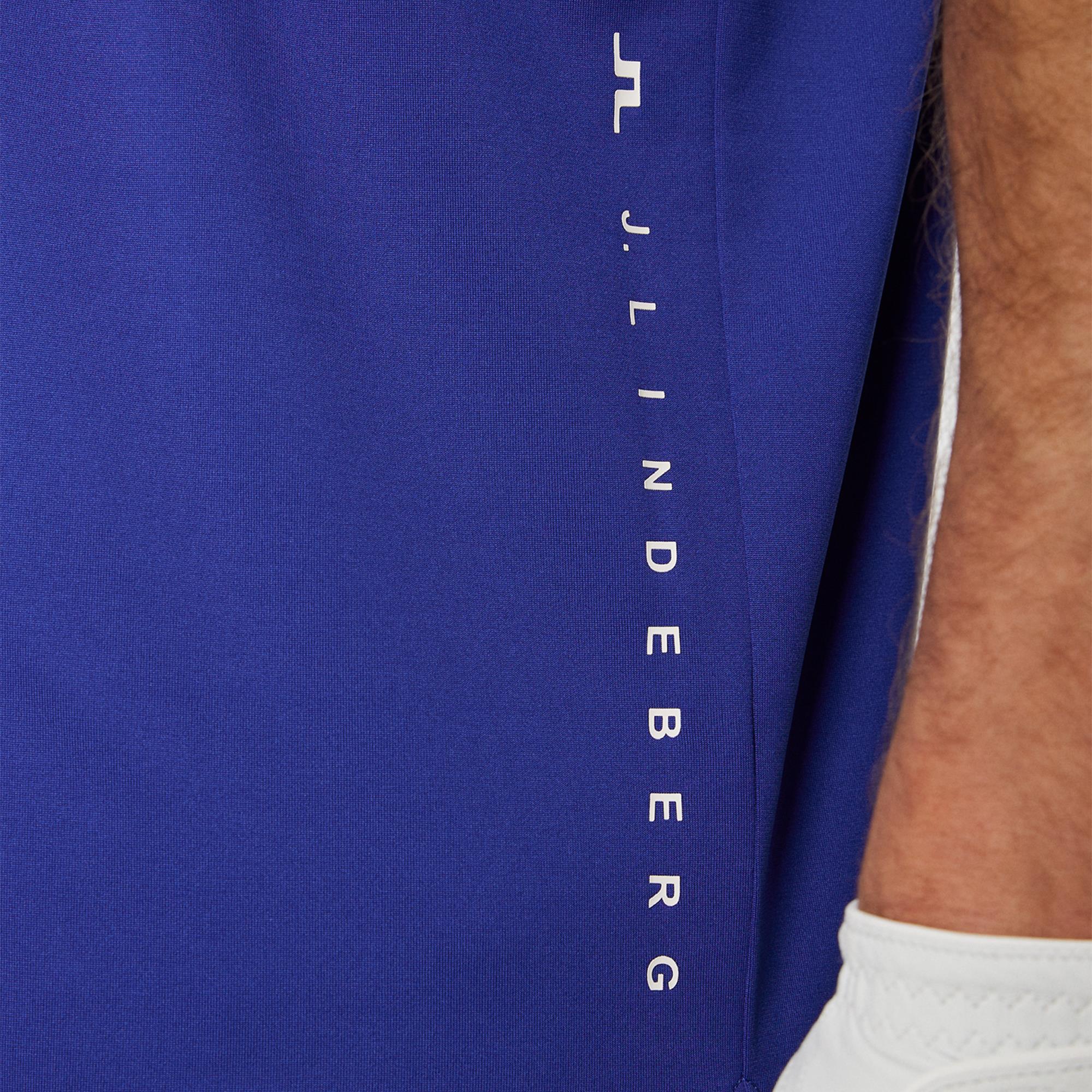 J Lindeberg Lionel Mens Golf Polo Shirt Clematis Blue