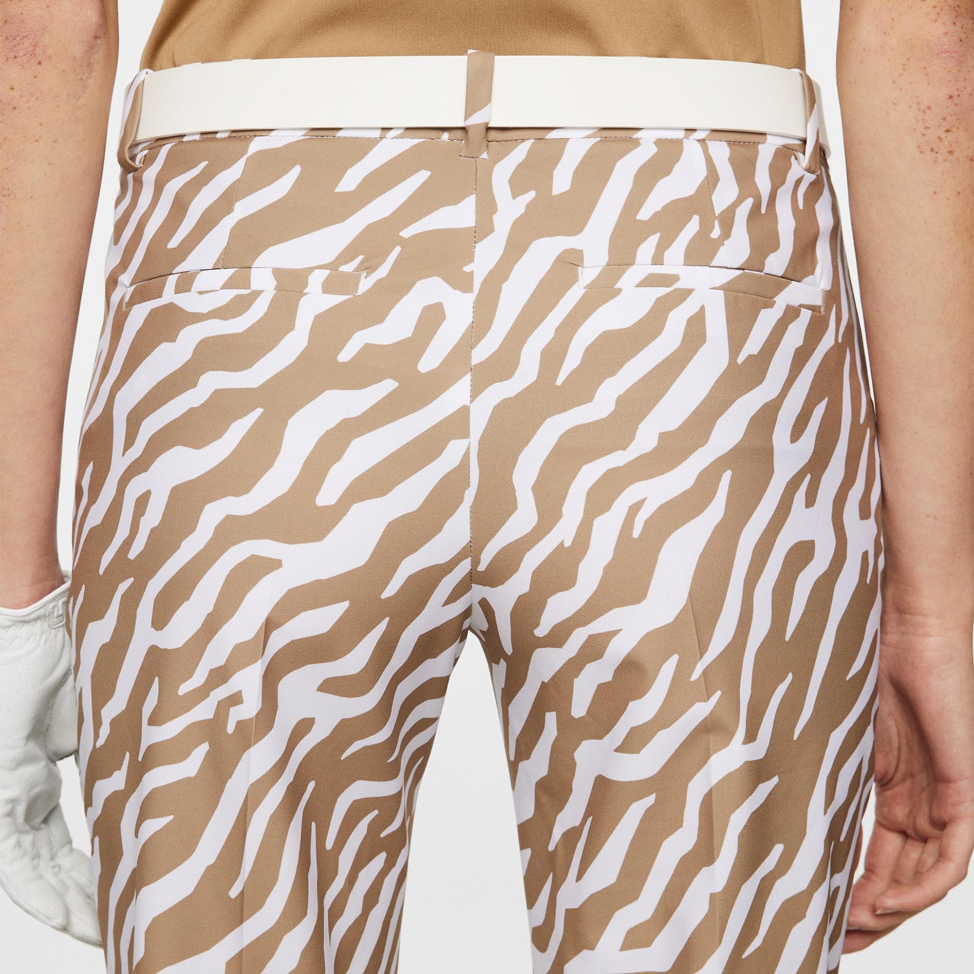 J Lindeberg Pia Print Ladies Golf Pant Tour Tiger Tigers Eye