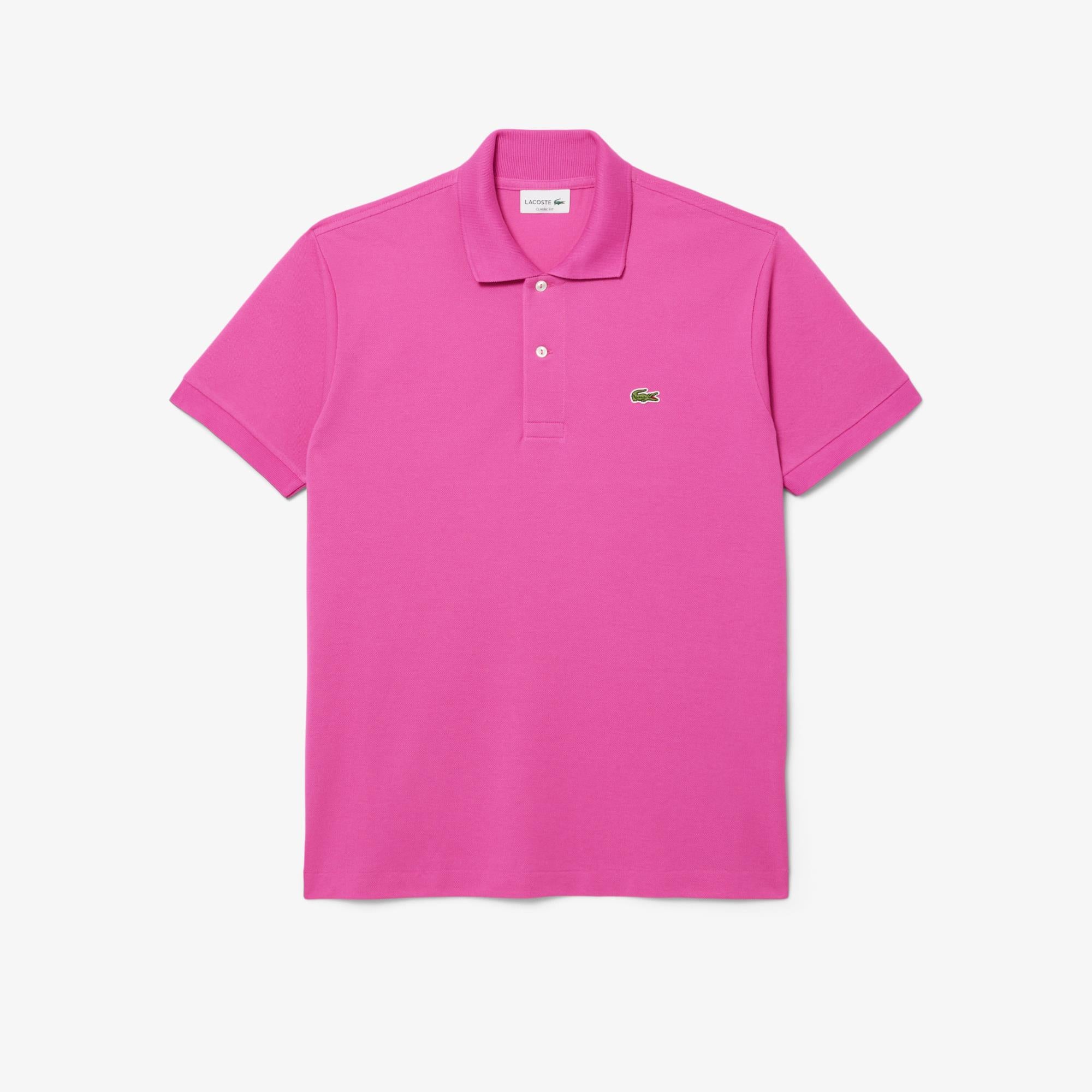 Mens Lacoste L1212 Classic Fit Polo Shirt Malva