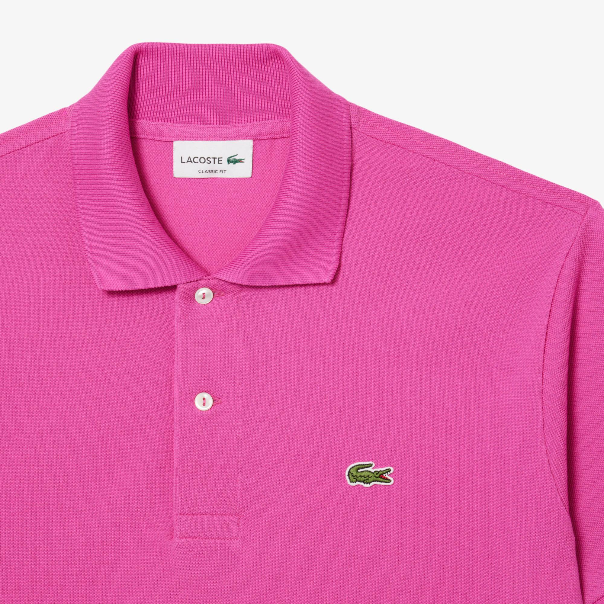 Mens Lacoste L1212 Classic Fit Polo Shirt Malva