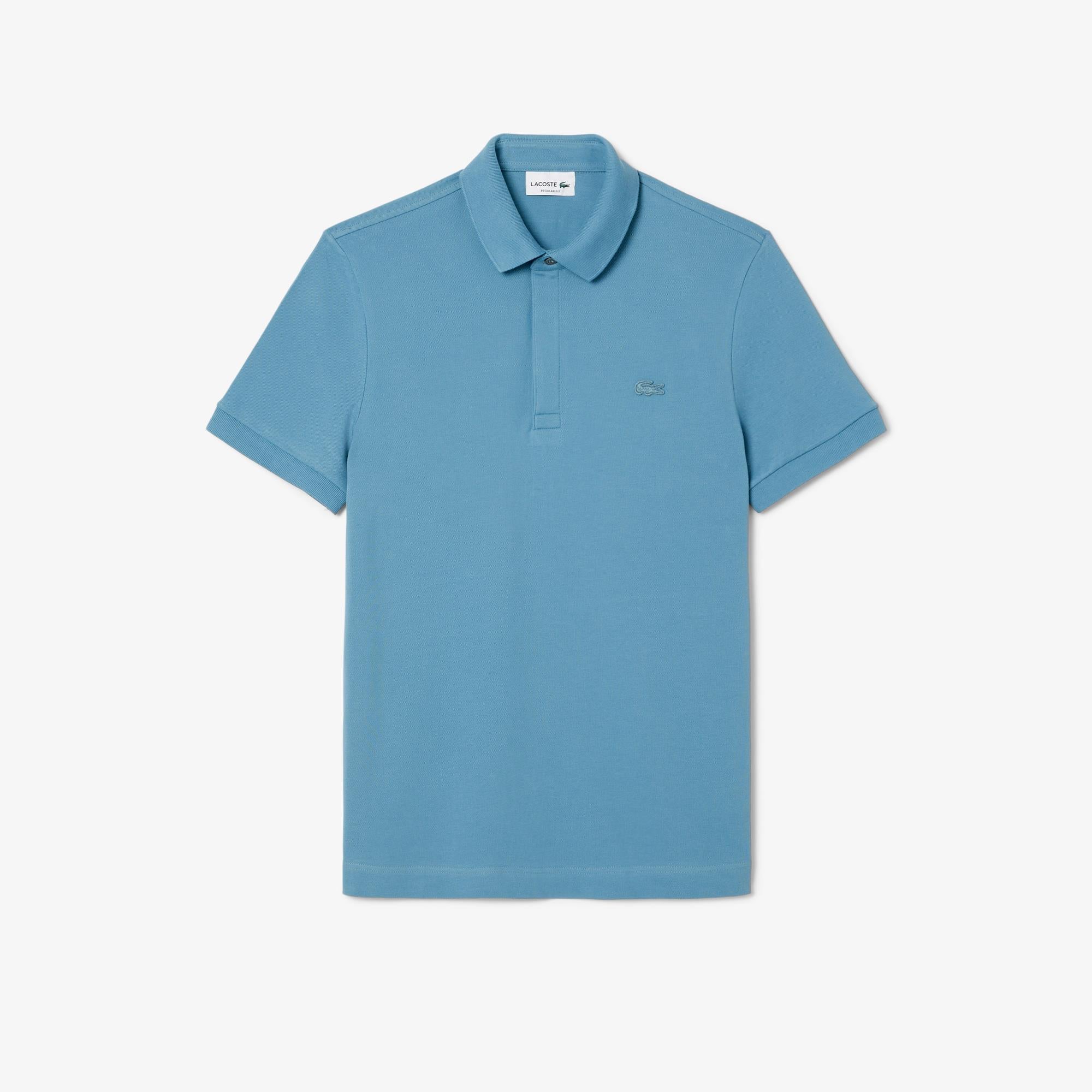 Lacoste Mens Regular Fit Paris Polo Shirt Limestone