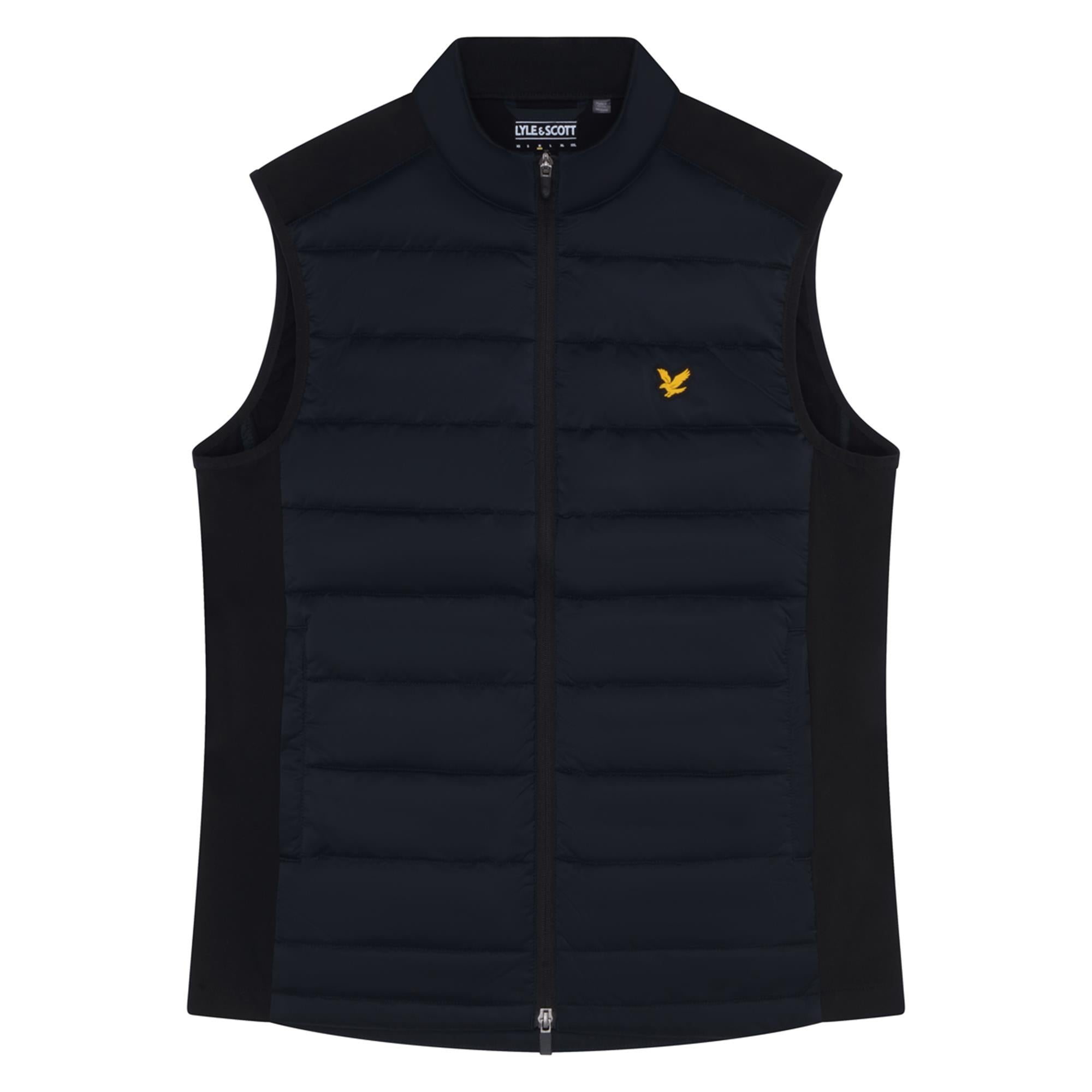 Lyle & Scott Wadded Mens Golf Gilet Dark Navy