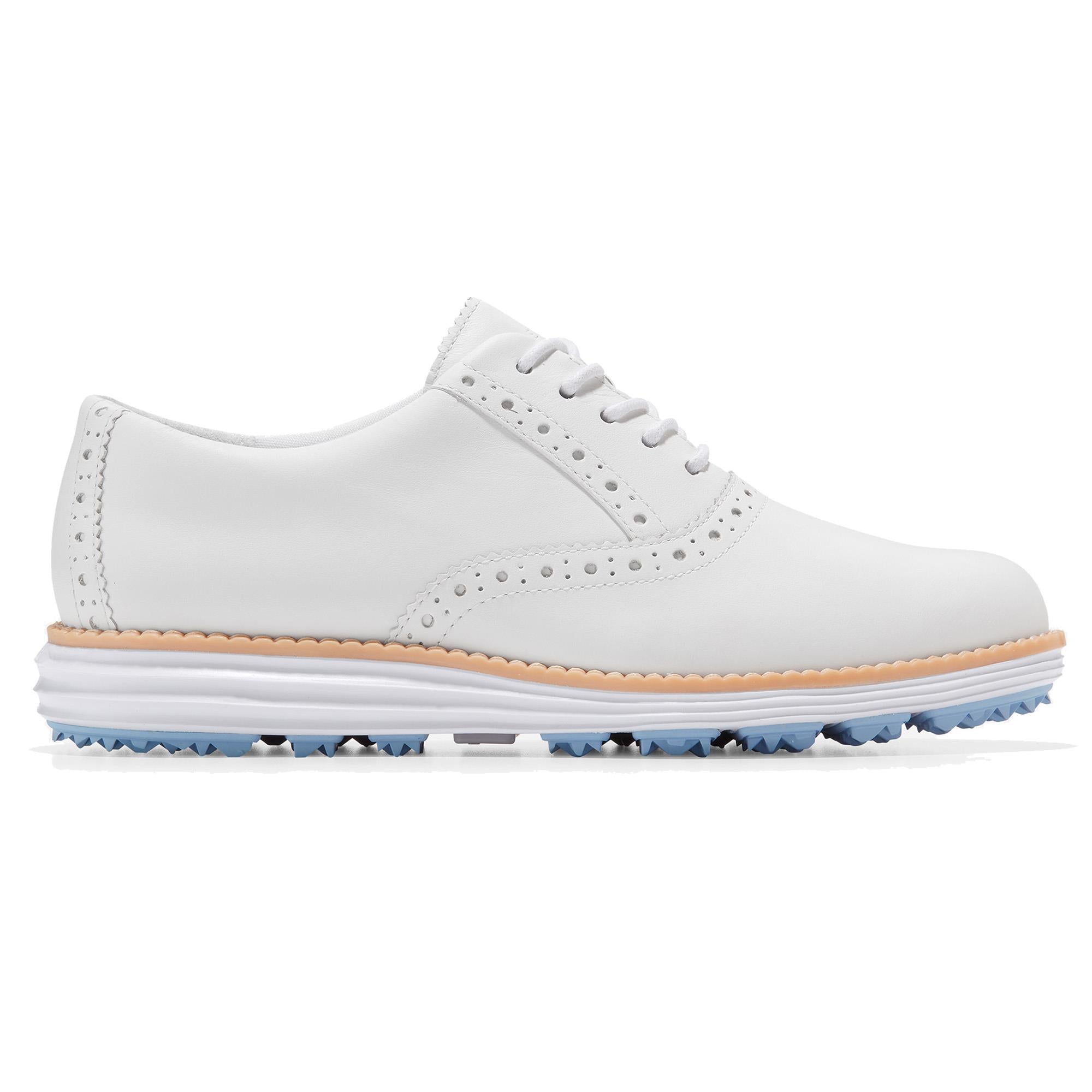 Cole Haan ØriginalGrand Shortwing Ladies Golf Shoe Optic White/Bluebell