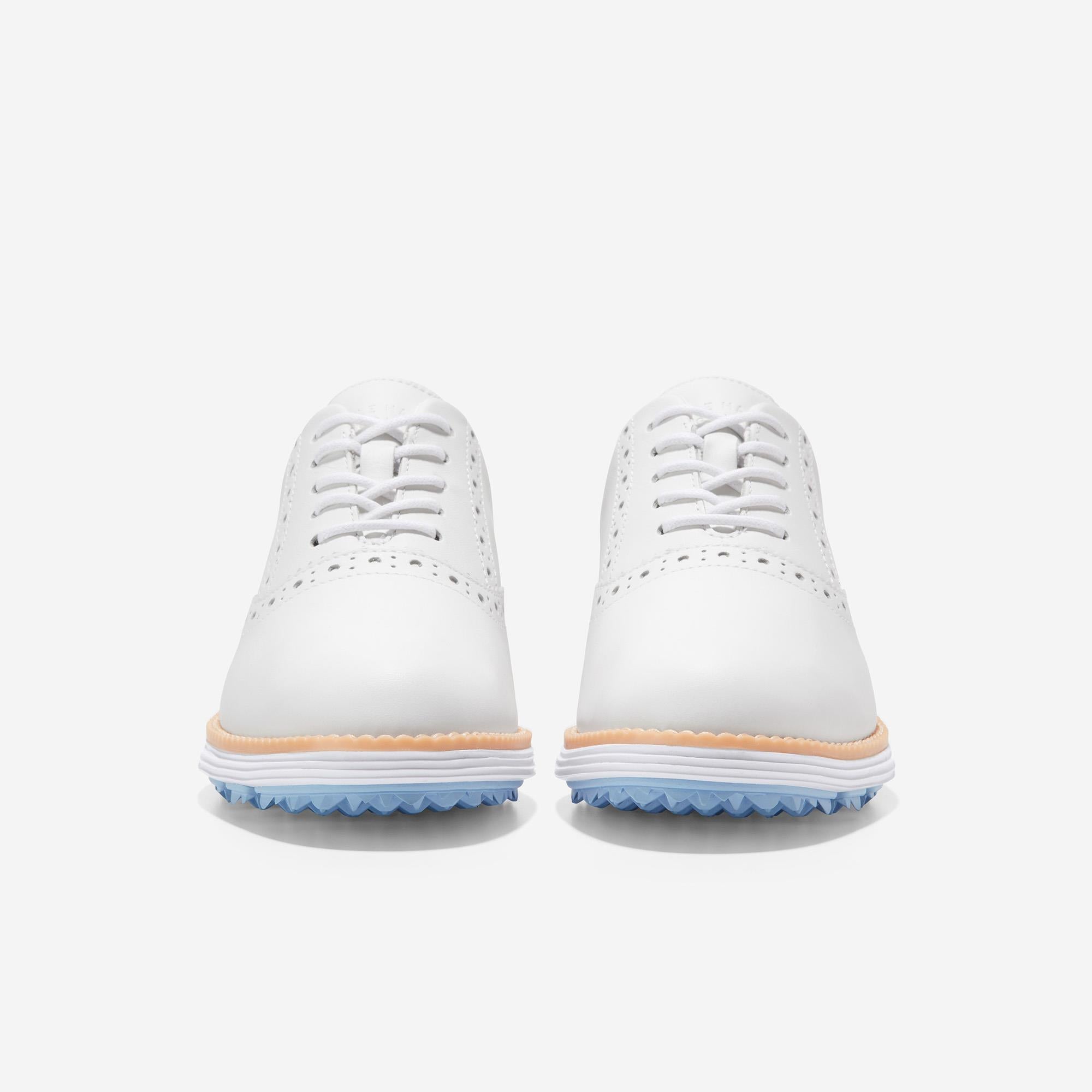 Cole Haan ØriginalGrand Shortwing Ladies Golf Shoe Optic White/Bluebell
