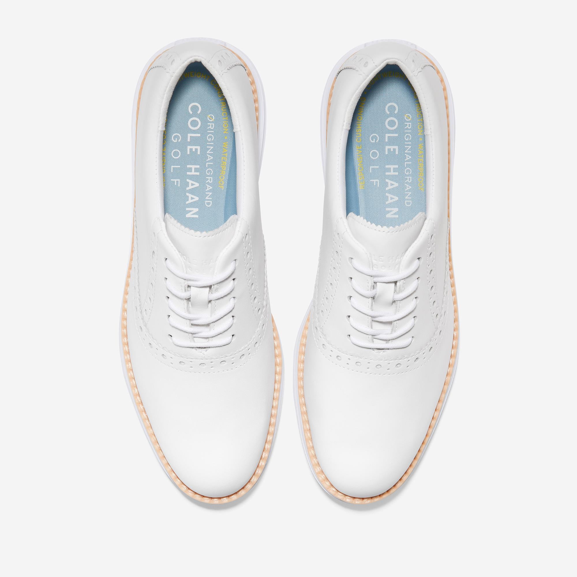 Cole Haan ØriginalGrand Shortwing Ladies Golf Shoe Optic White/Bluebell