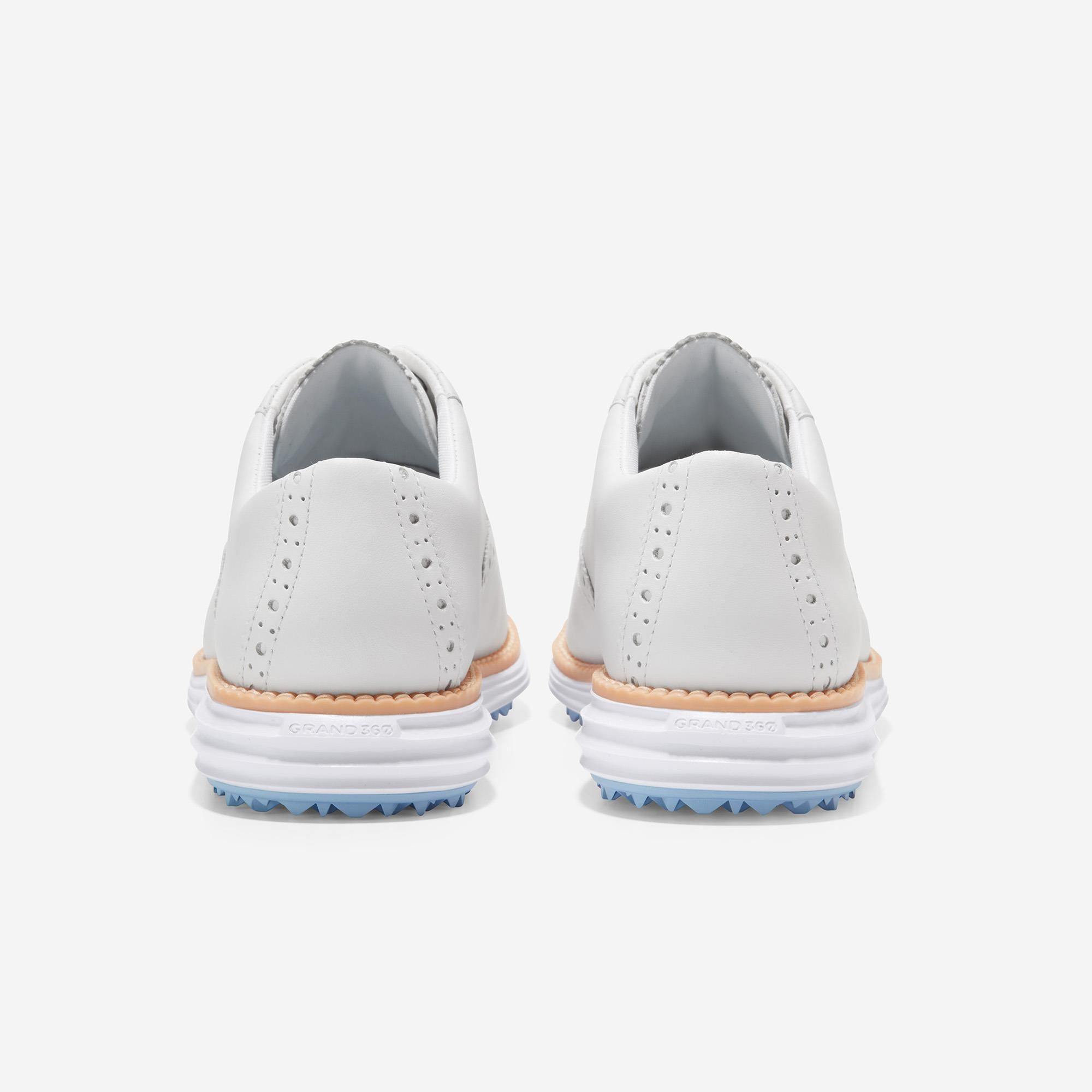 Cole Haan ØriginalGrand Shortwing Ladies Golf Shoe Optic White/Bluebell