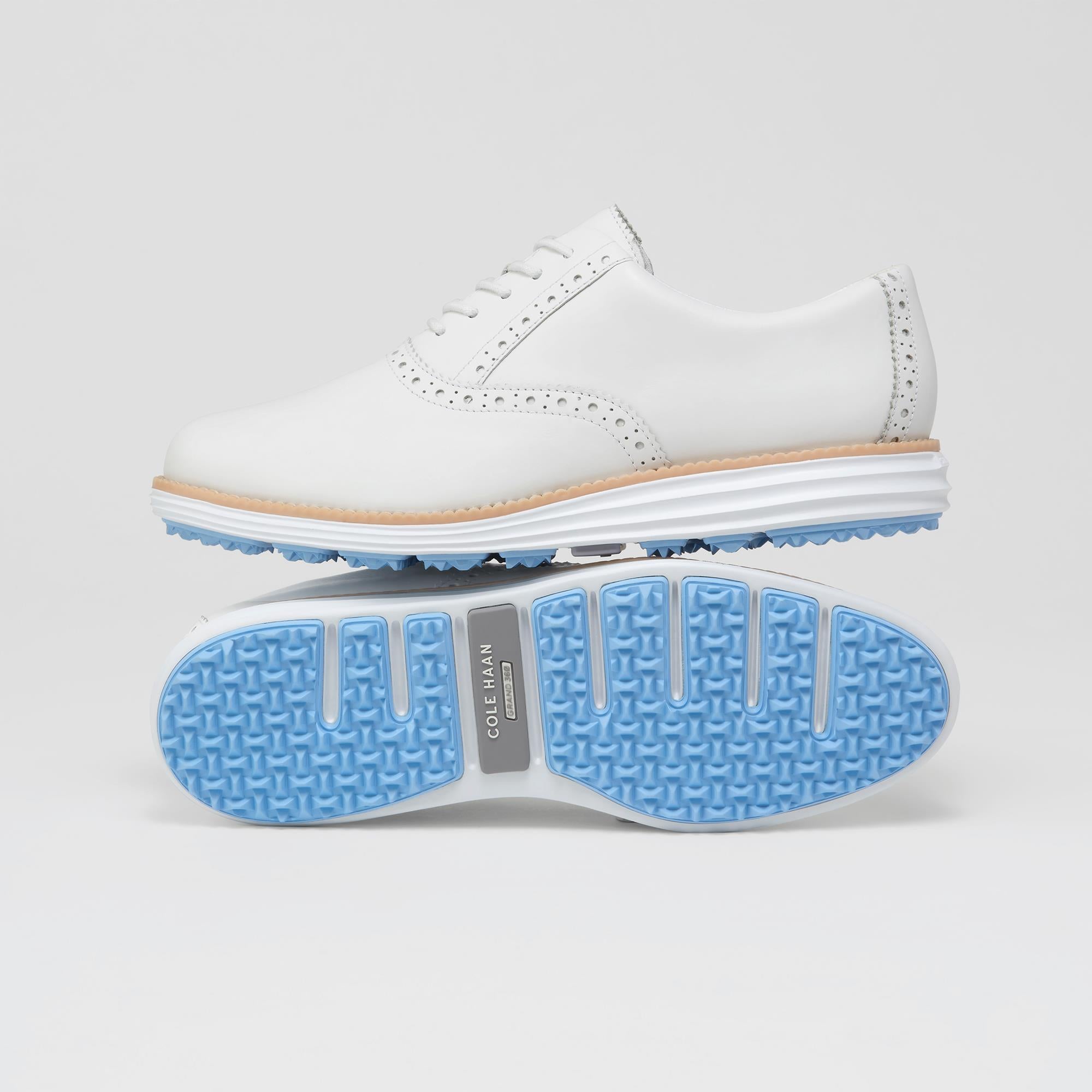 Cole Haan ØriginalGrand Shortwing Ladies Golf Shoe Optic White/Bluebell