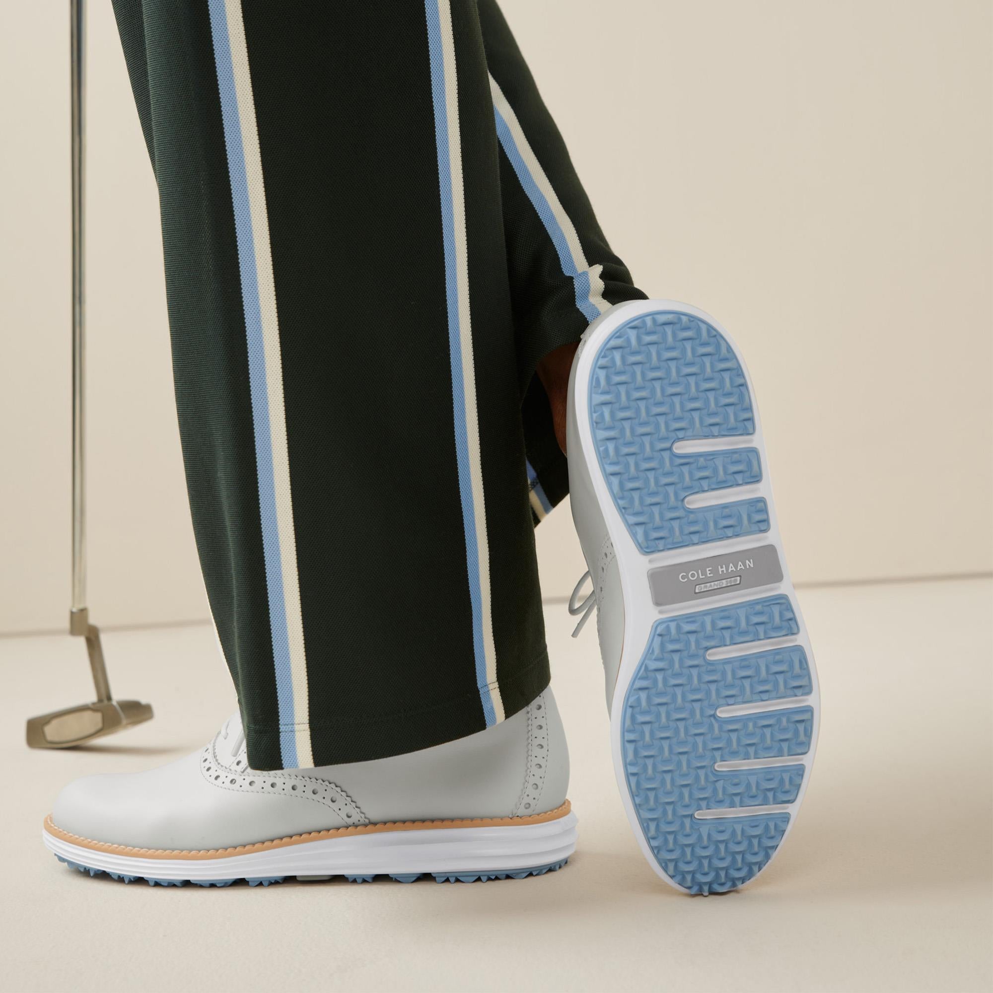 Cole Haan ØriginalGrand Shortwing Ladies Golf Shoe Optic White/Bluebell