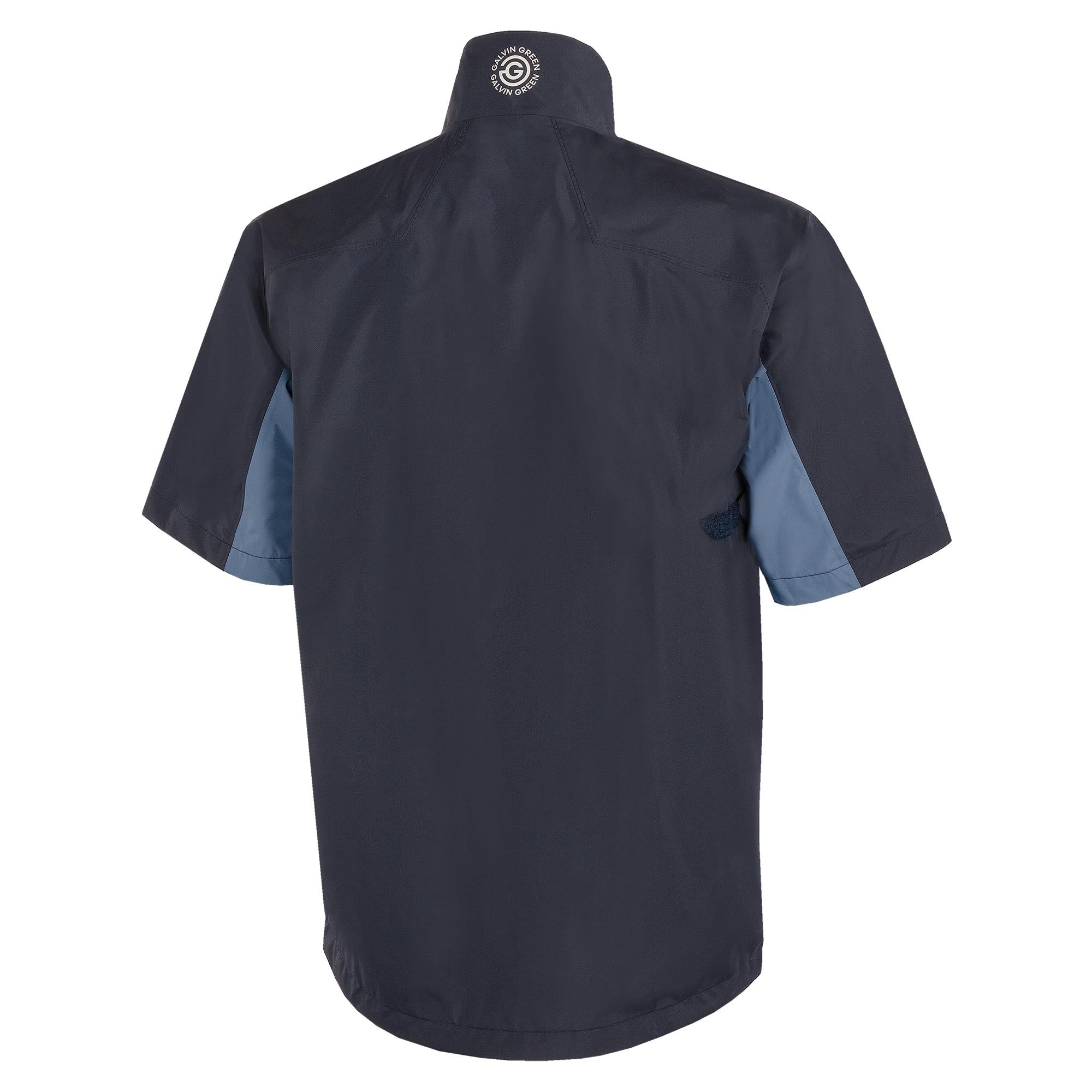 Galvin Green Air Dryvr Pertex Mens Short Sleeve Waterproof Golf Jacket Navy/Moonlight Blue