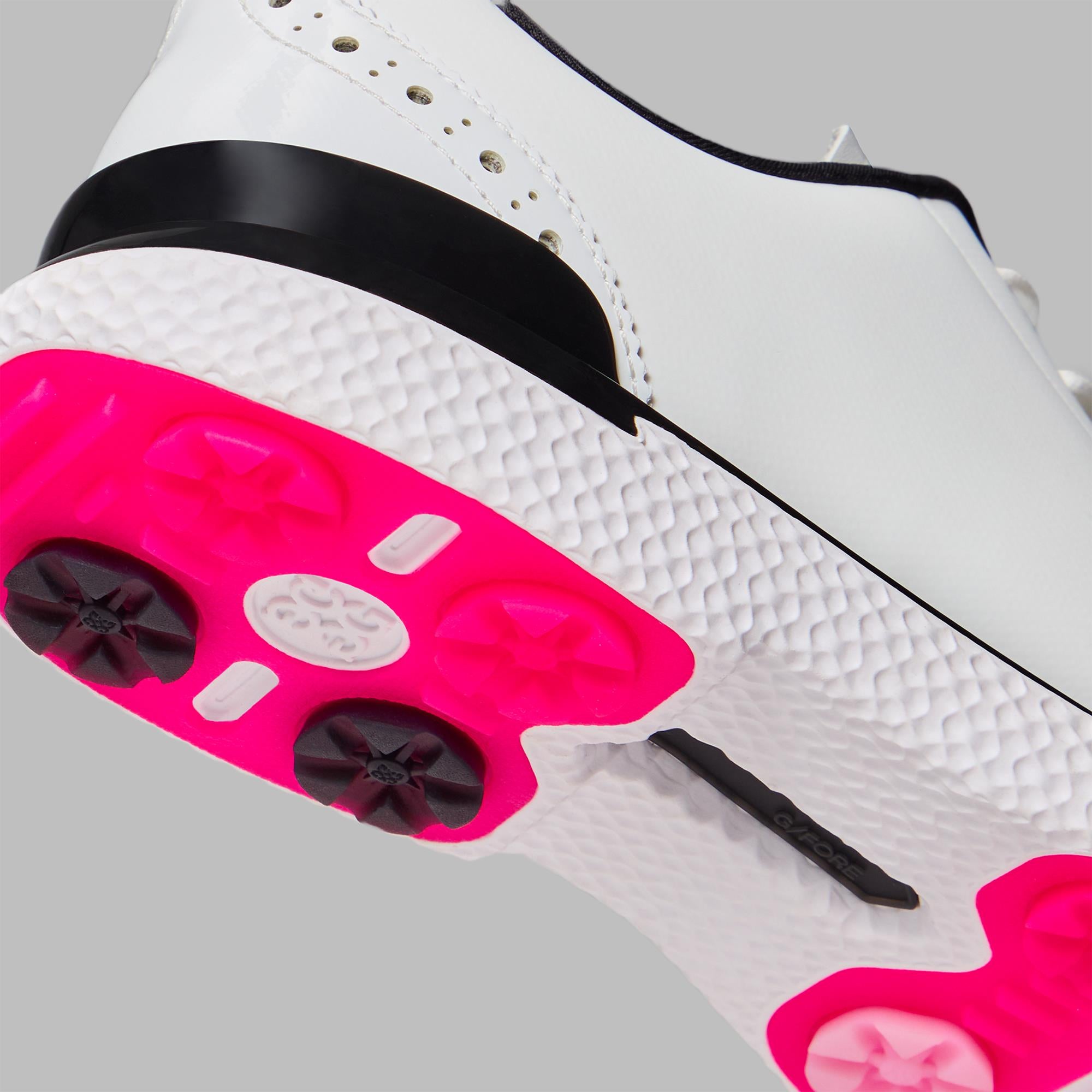 G/FORE Gallivan2r Brogue Cap Toe Kiltie Ladies Golf Shoes Snow/Onyx