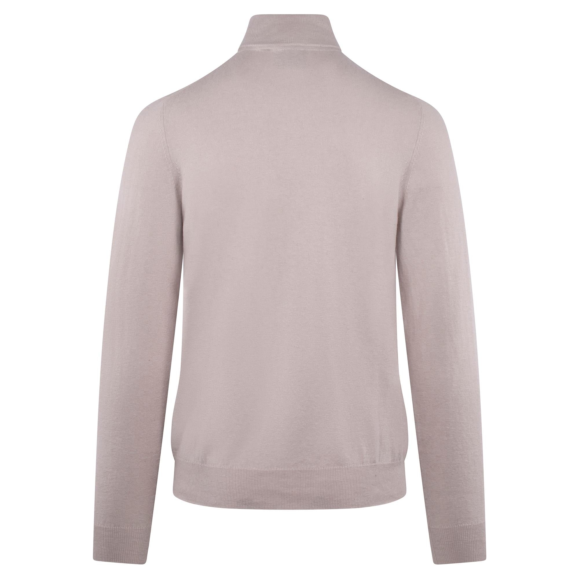 Lyle & Scott Cotton Merion Quarter Zip Jumper Cove