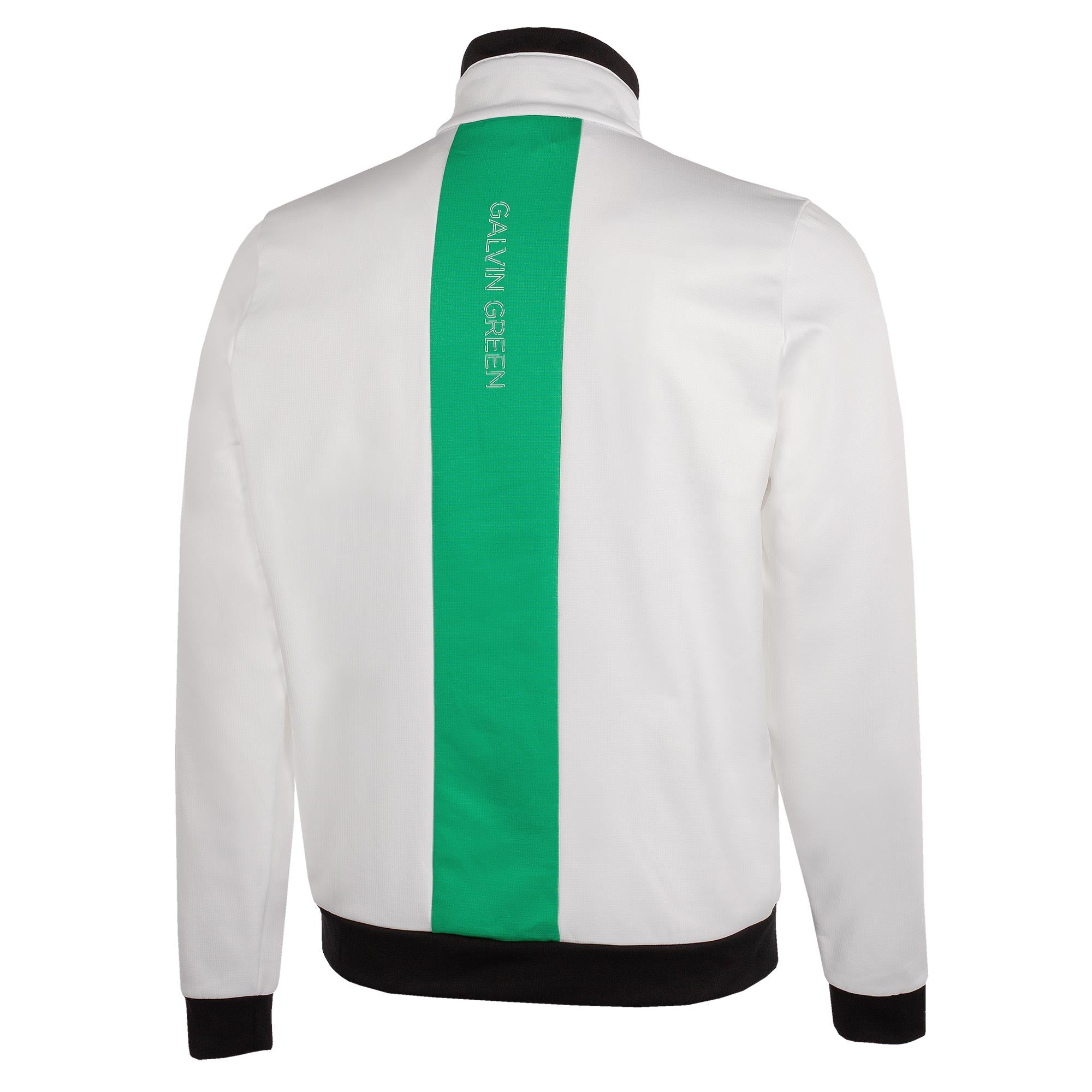 Galvin Green Dario Insula Mens Golf Mid Layer White/Golf Green
