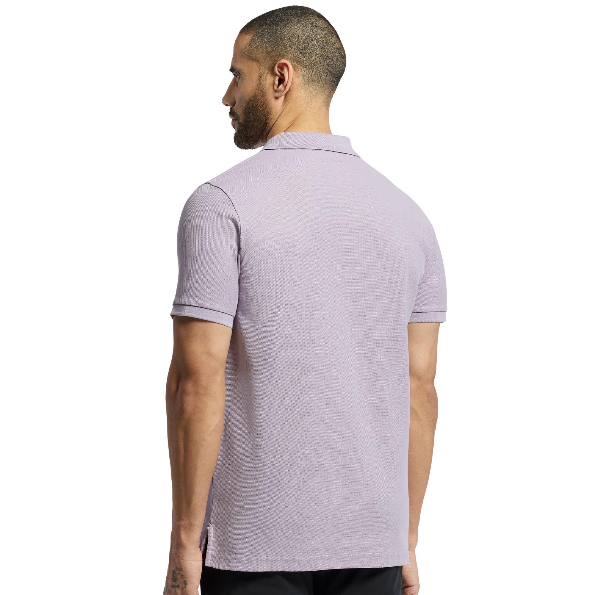 Psycho Bunny Classic Pique Polo Shirt Lavender Grey