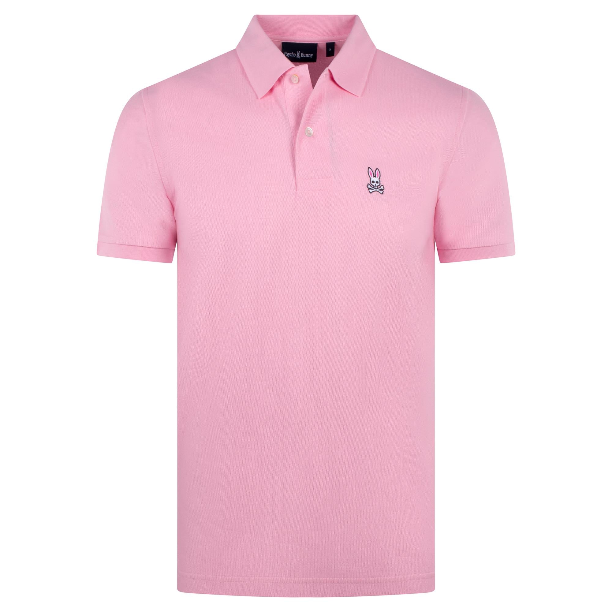 Psycho Bunny Classic Pique Polo Shirt Romance Rose