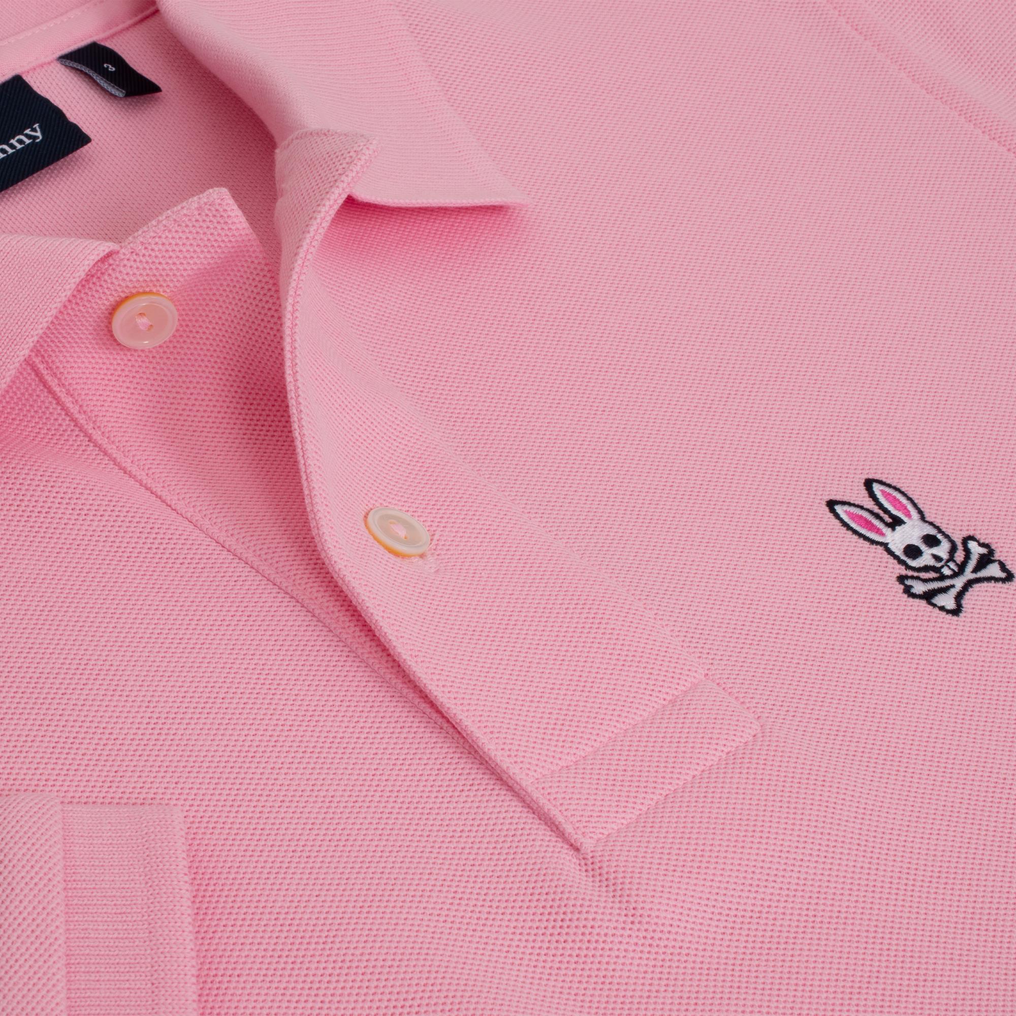 Psycho Bunny Classic Pique Polo Shirt Romance Rose