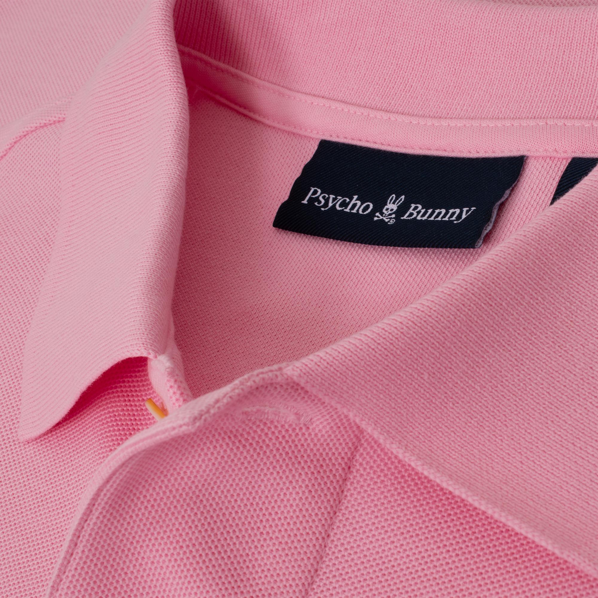 Psycho Bunny Classic Pique Polo Shirt Romance Rose