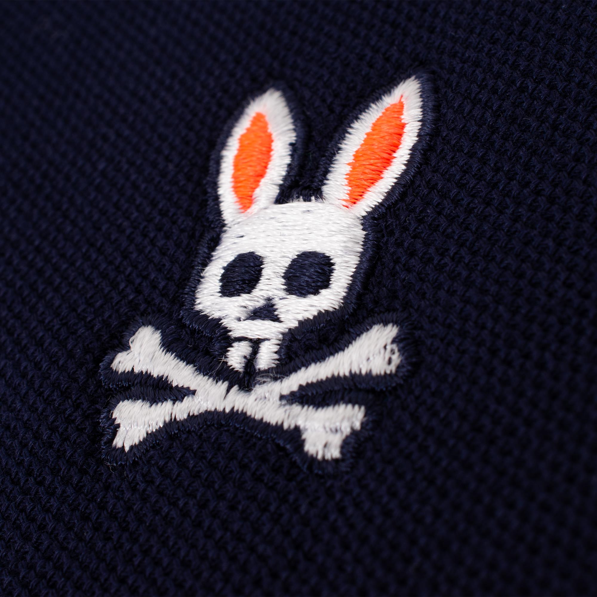 Psycho Bunny Stirling Pique Polo Shirt Evening Blue