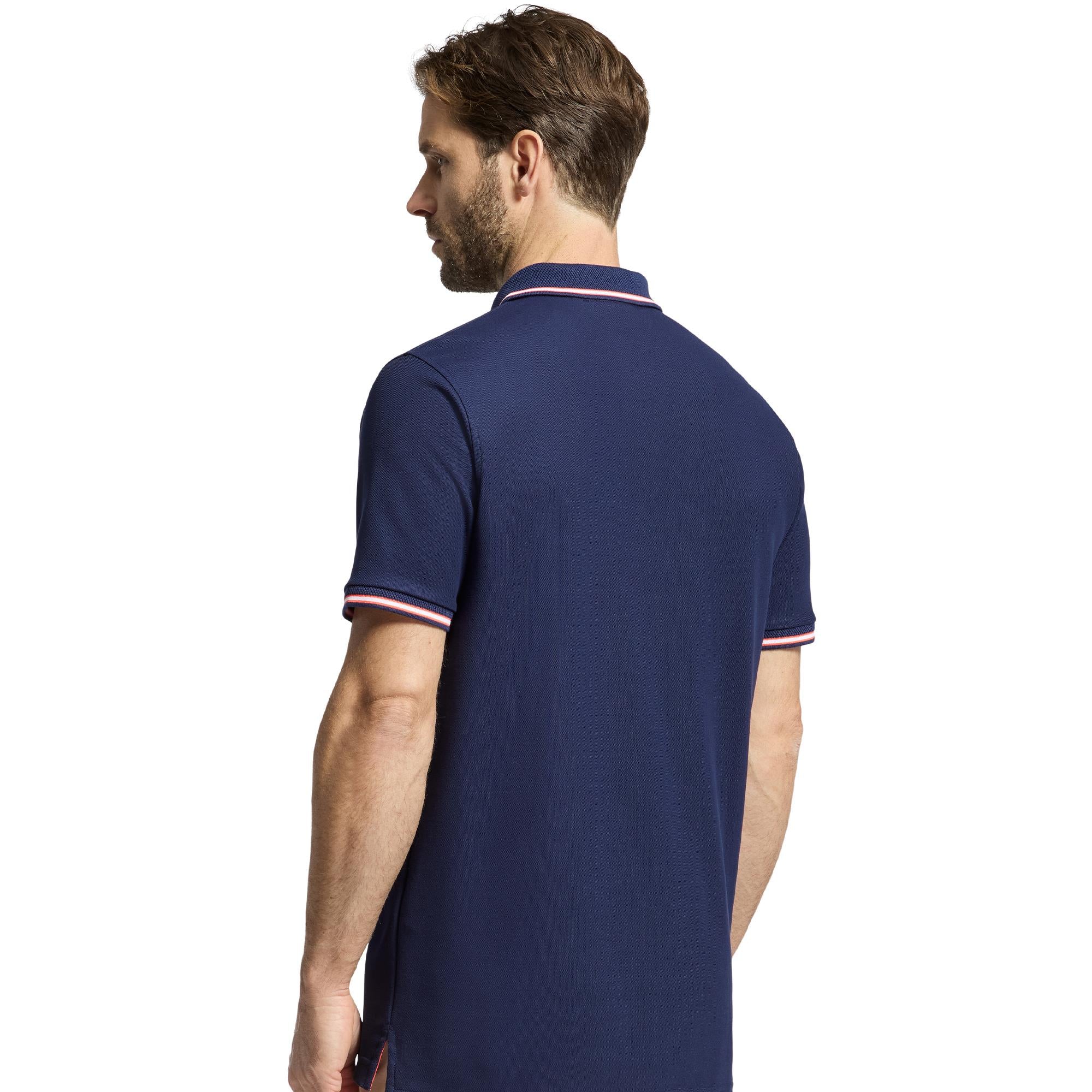 Psycho Bunny Stirling Pique Polo Shirt Evening Blue