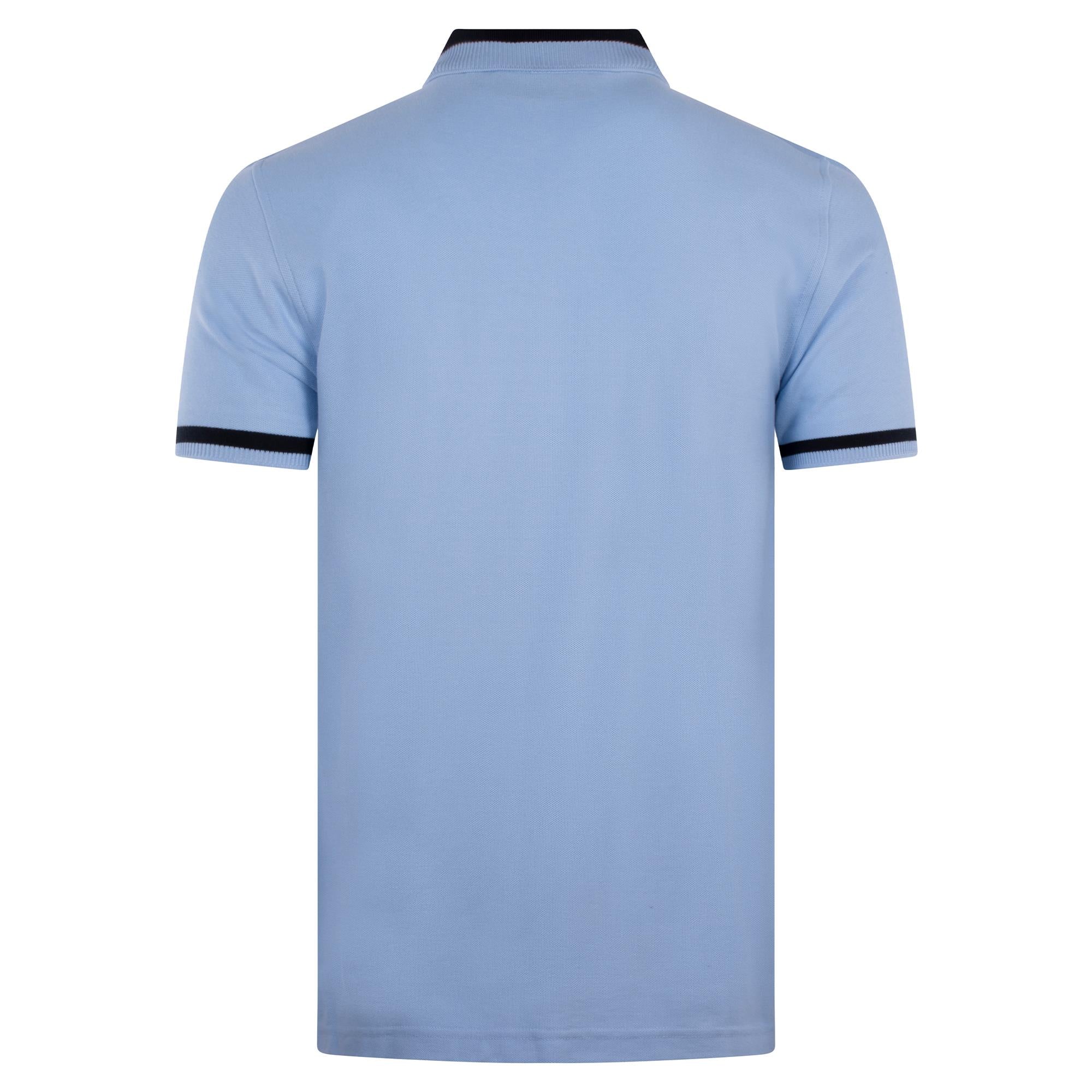 Psycho Bunny Newman Pique Polo Shirt Serenity