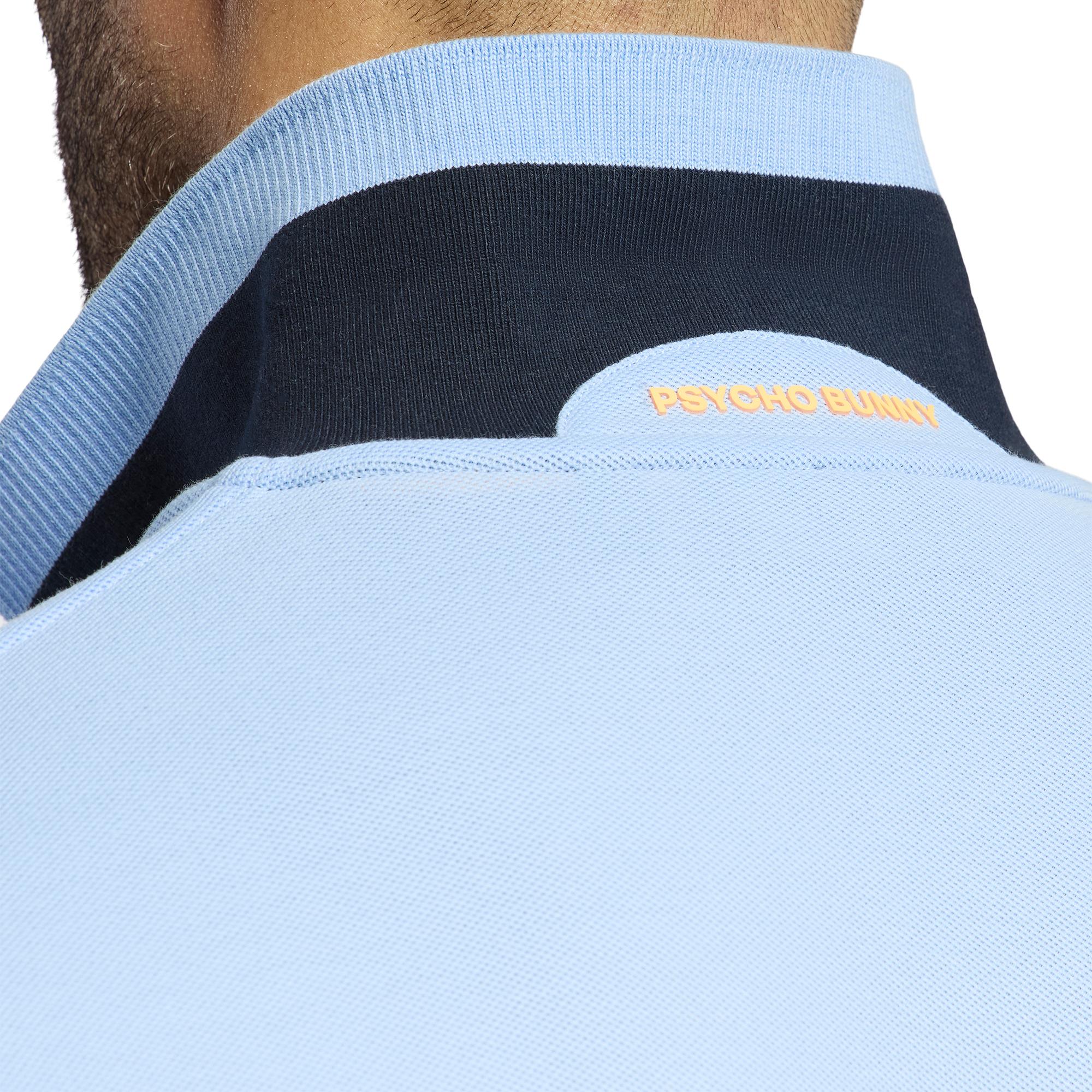 Psycho Bunny Newman Pique Polo Shirt Serenity