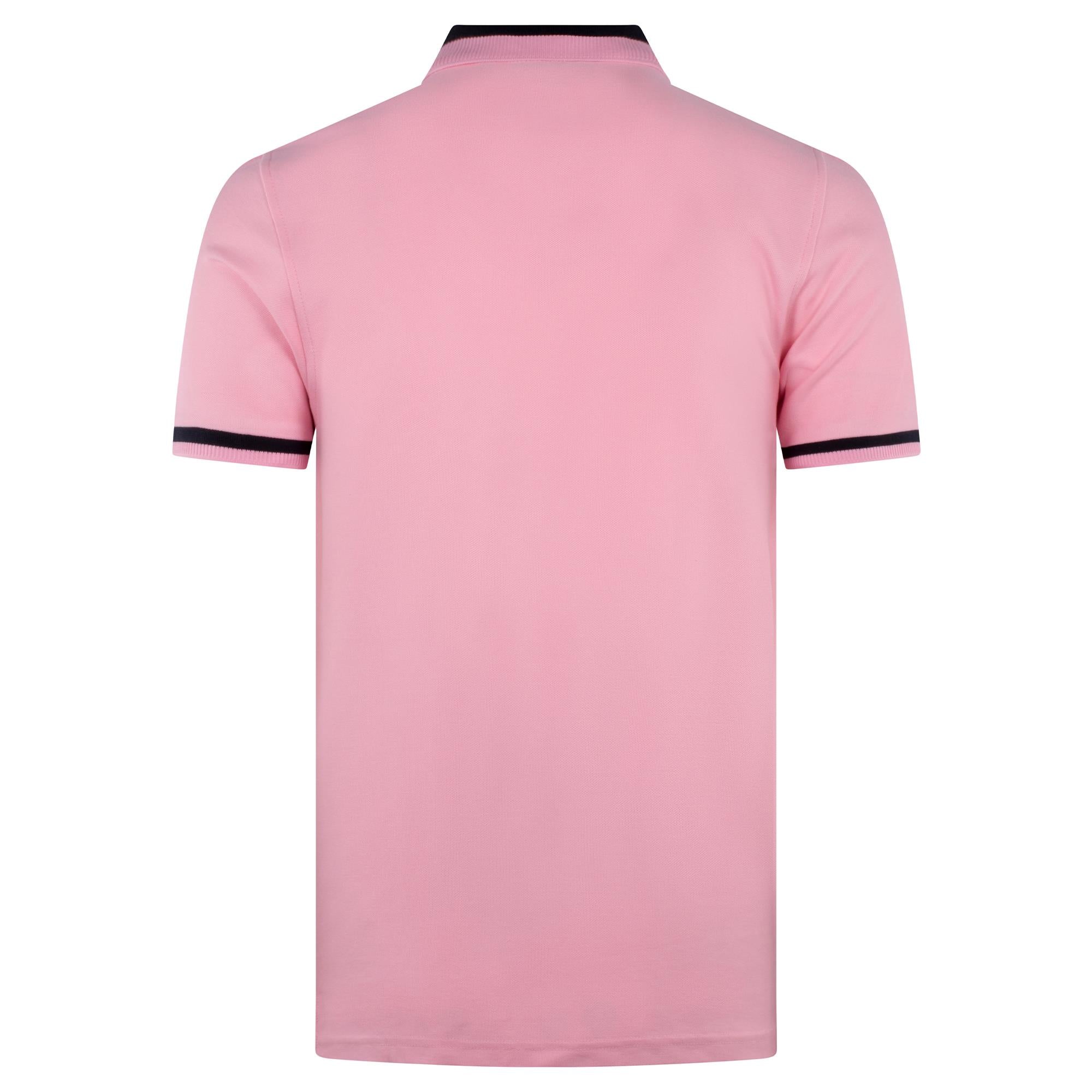 Psycho Bunny Newman Pique Polo Shirt Romance Rose